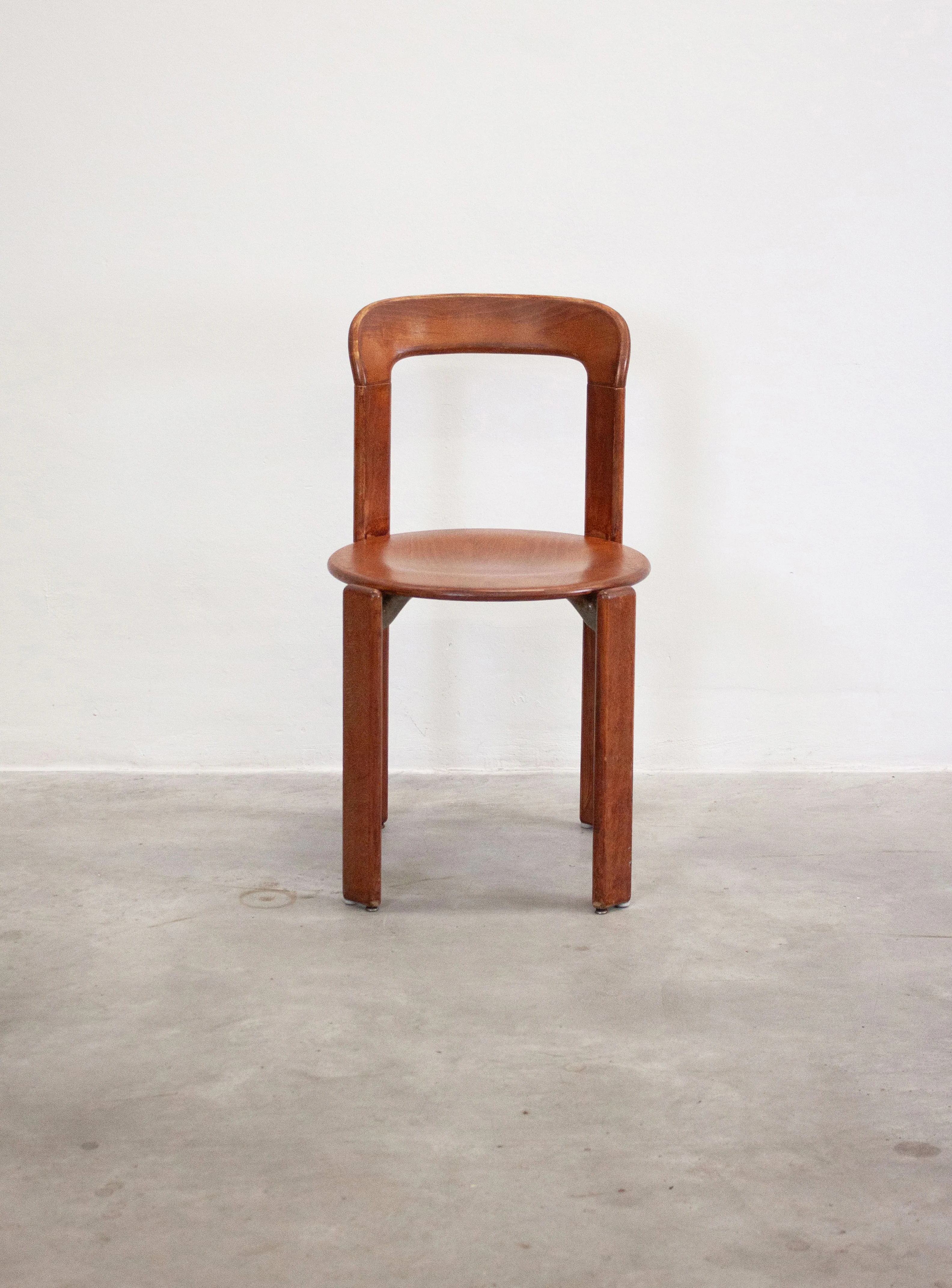 Dietiker Rey Dining Chairs by Bruno Rey (Brown) - Image 13