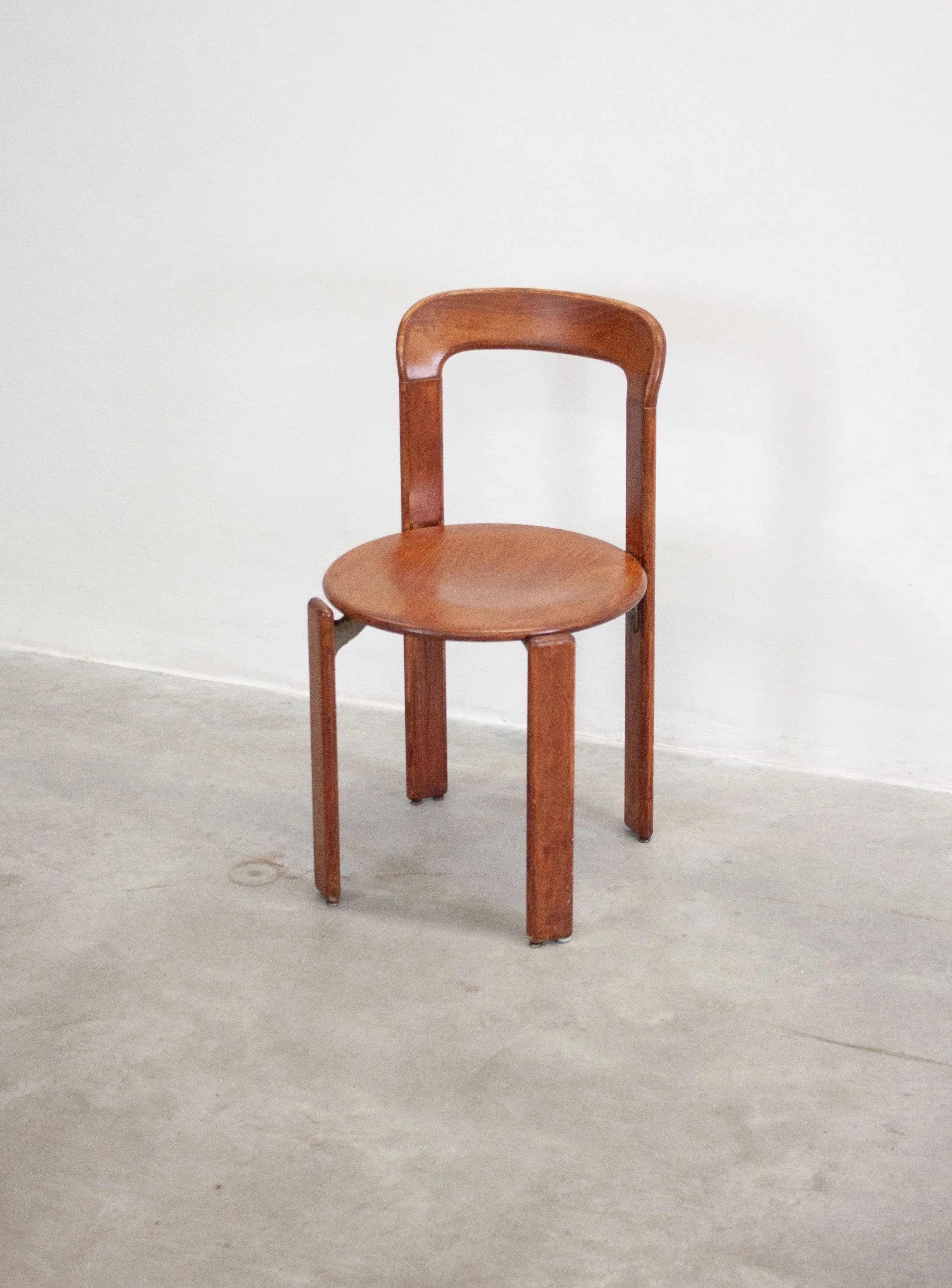 Dietiker Rey Dining Chairs by Bruno Rey (Brown) - Image 17