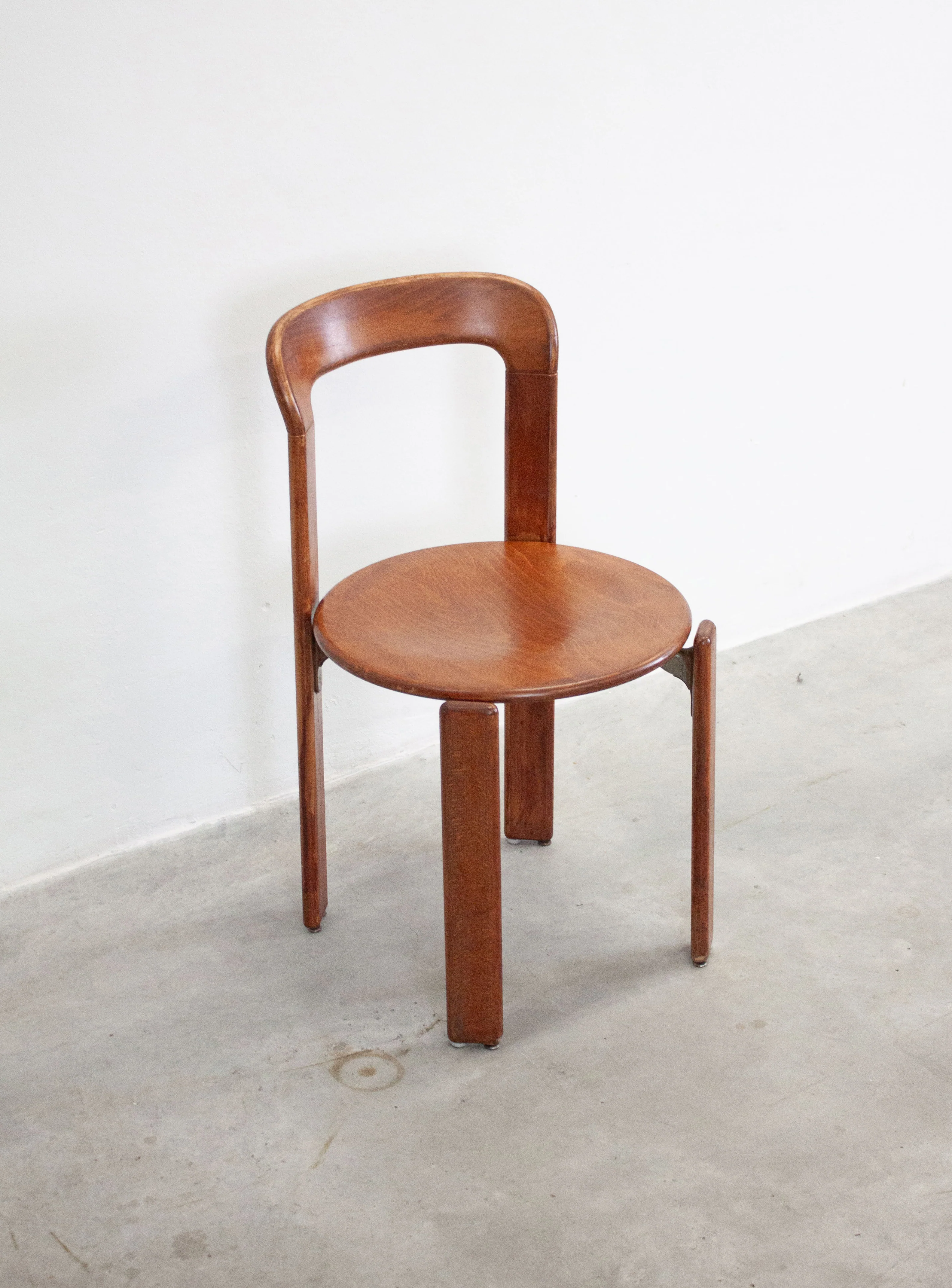 Dietiker Rey Dining Chairs by Bruno Rey (Brown) - Image 21