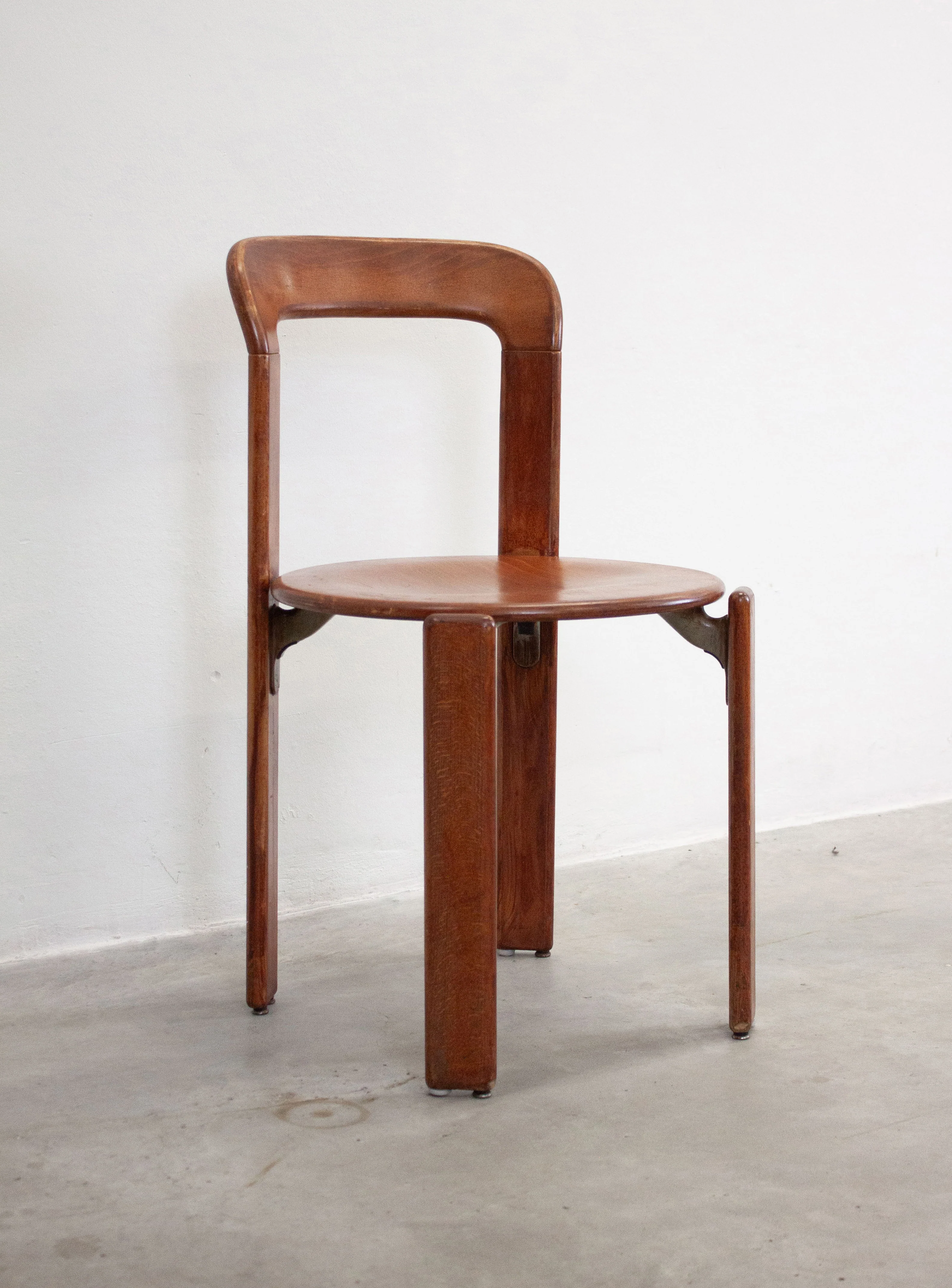 Dietiker Rey Dining Chairs by Bruno Rey (Brown) - Image 22