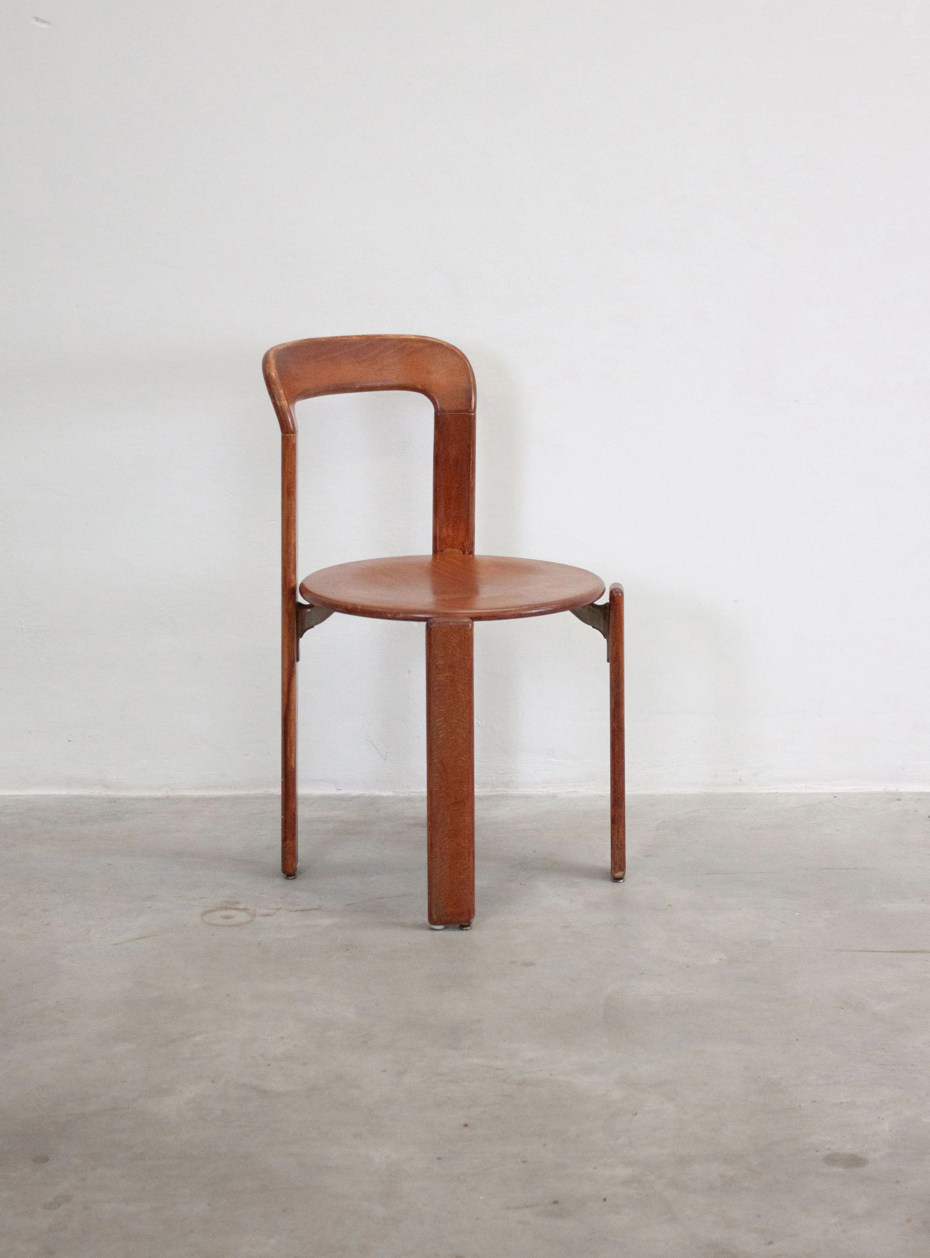 Dietiker Rey Dining Chairs by Bruno Rey (Brown) - Image 33