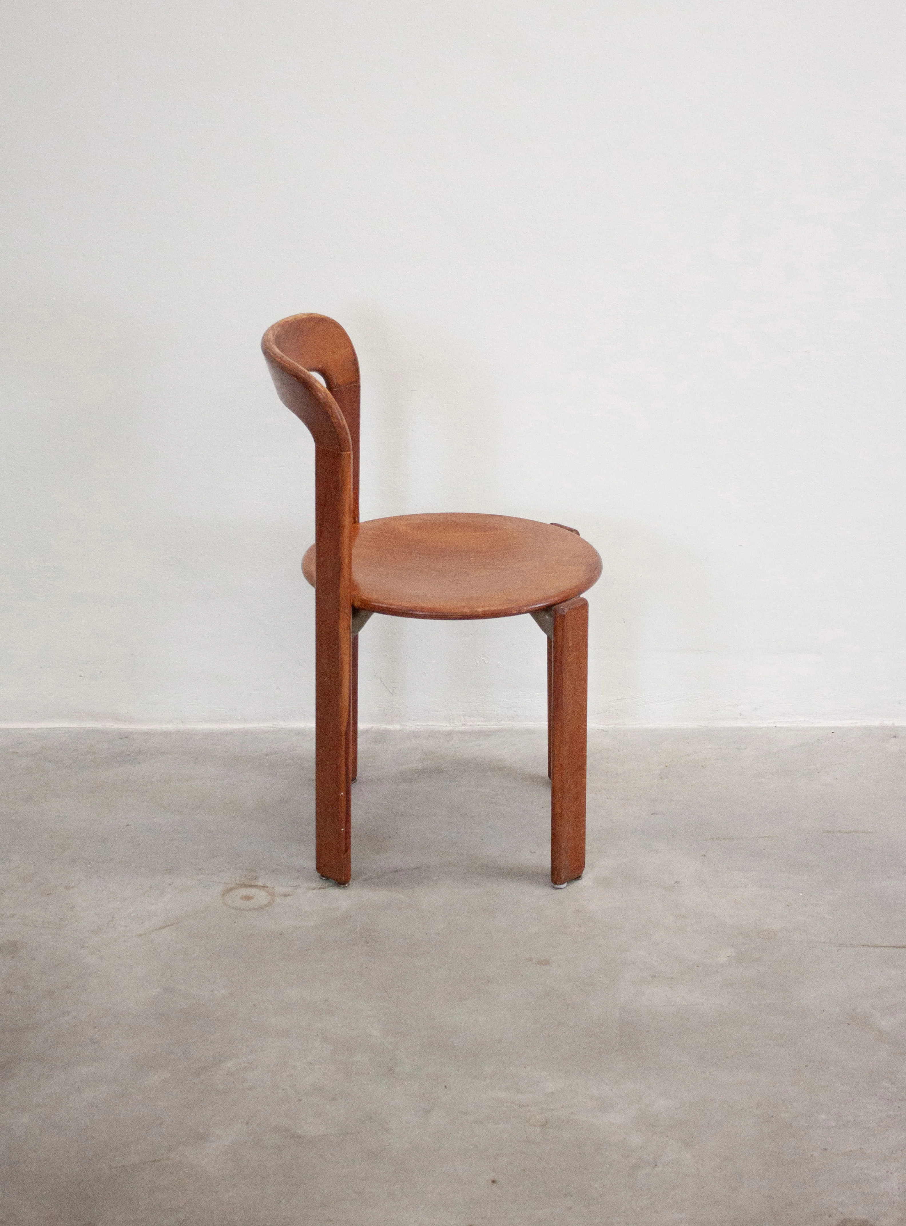 Dietiker Rey Dining Chairs by Bruno Rey (Brown) - Image 34