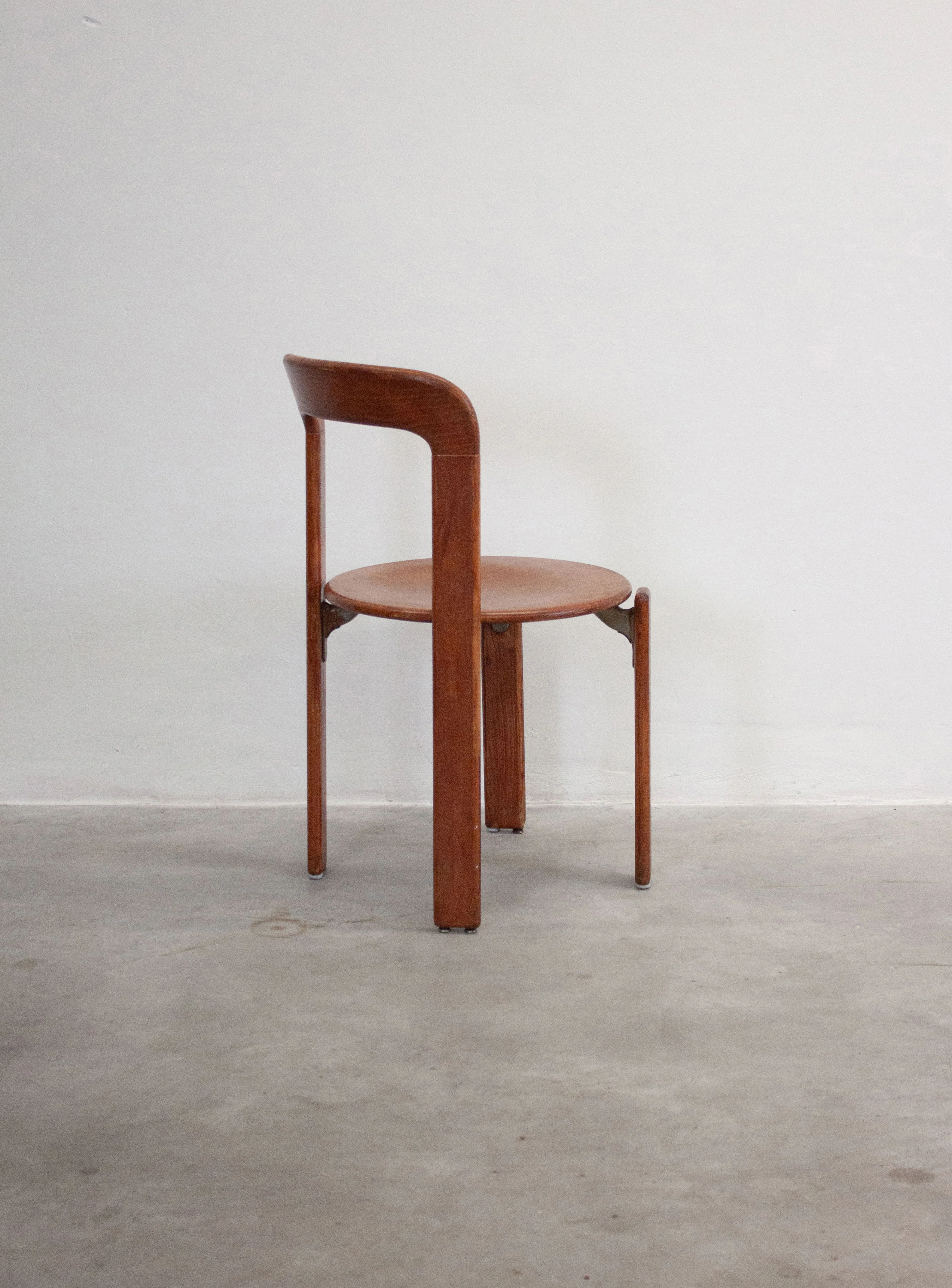 Dietiker Rey Dining Chairs by Bruno Rey (Brown) - Image 37