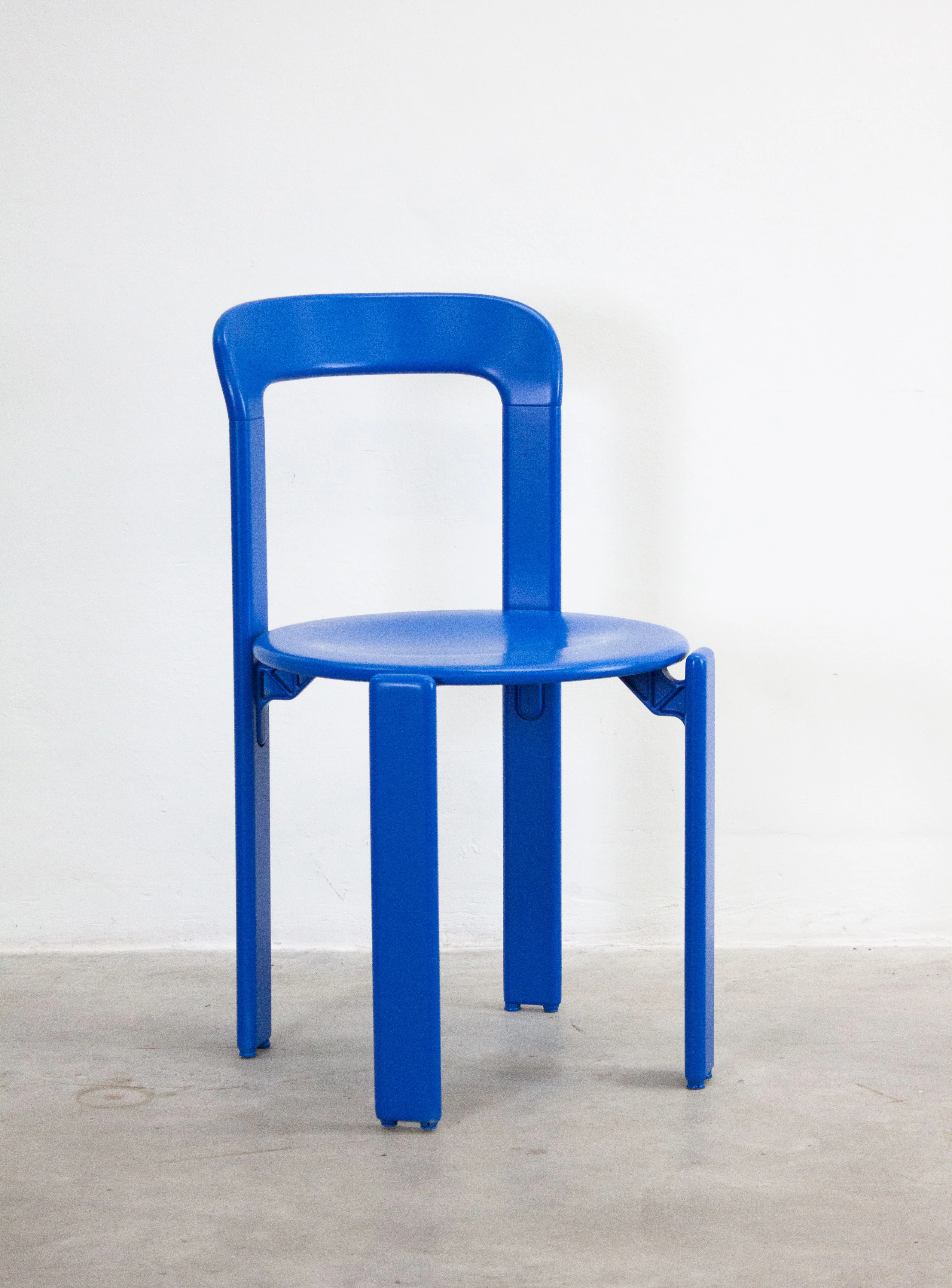 Dietiker Rey Dining Chairs by Bruno Rey (Cobalt Blue) - Image 11