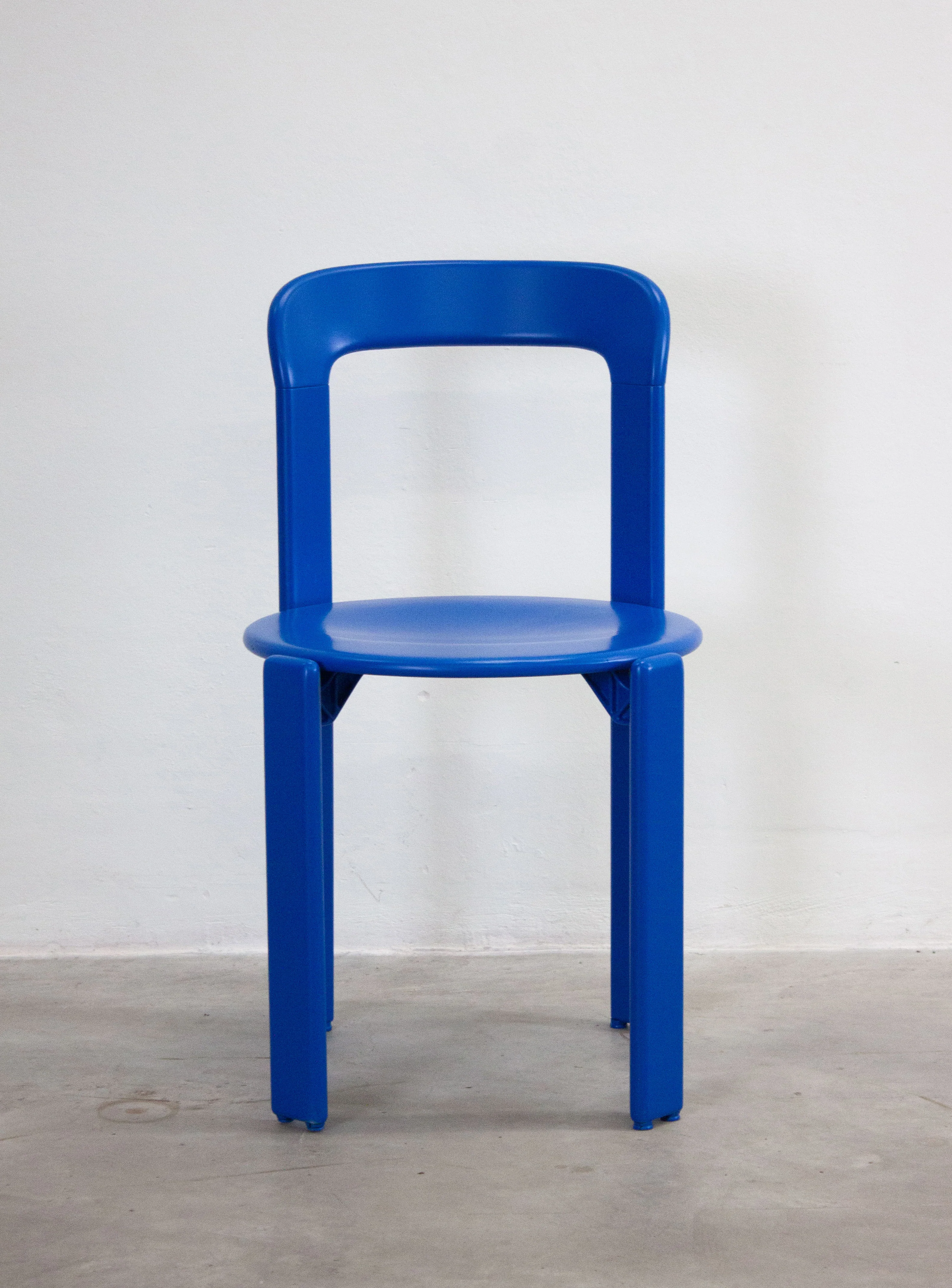 Dietiker Rey Dining Chairs by Bruno Rey (Cobalt Blue) - Image 12