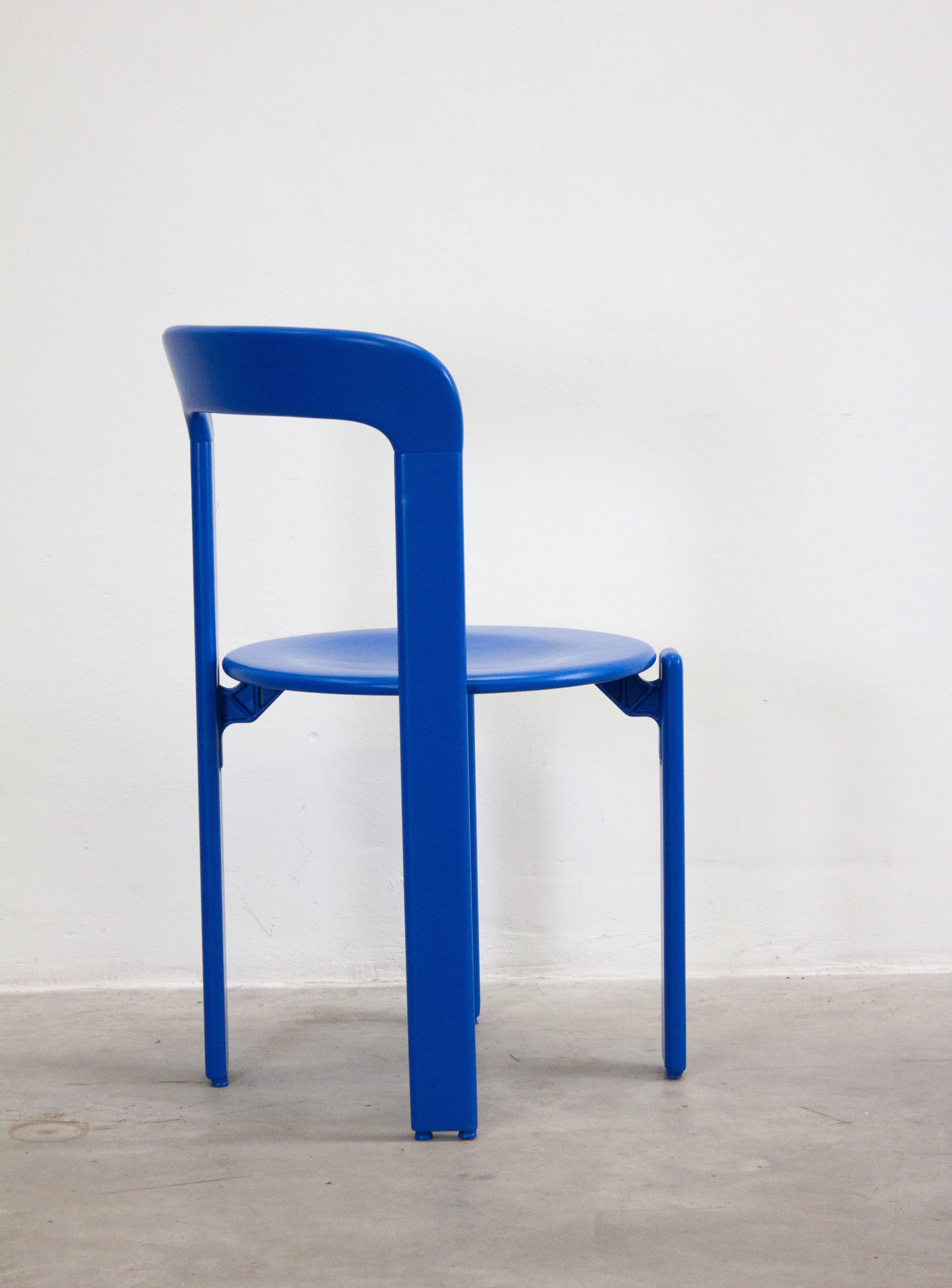 Dietiker Rey Dining Chairs by Bruno Rey (Cobalt Blue) - Image 15