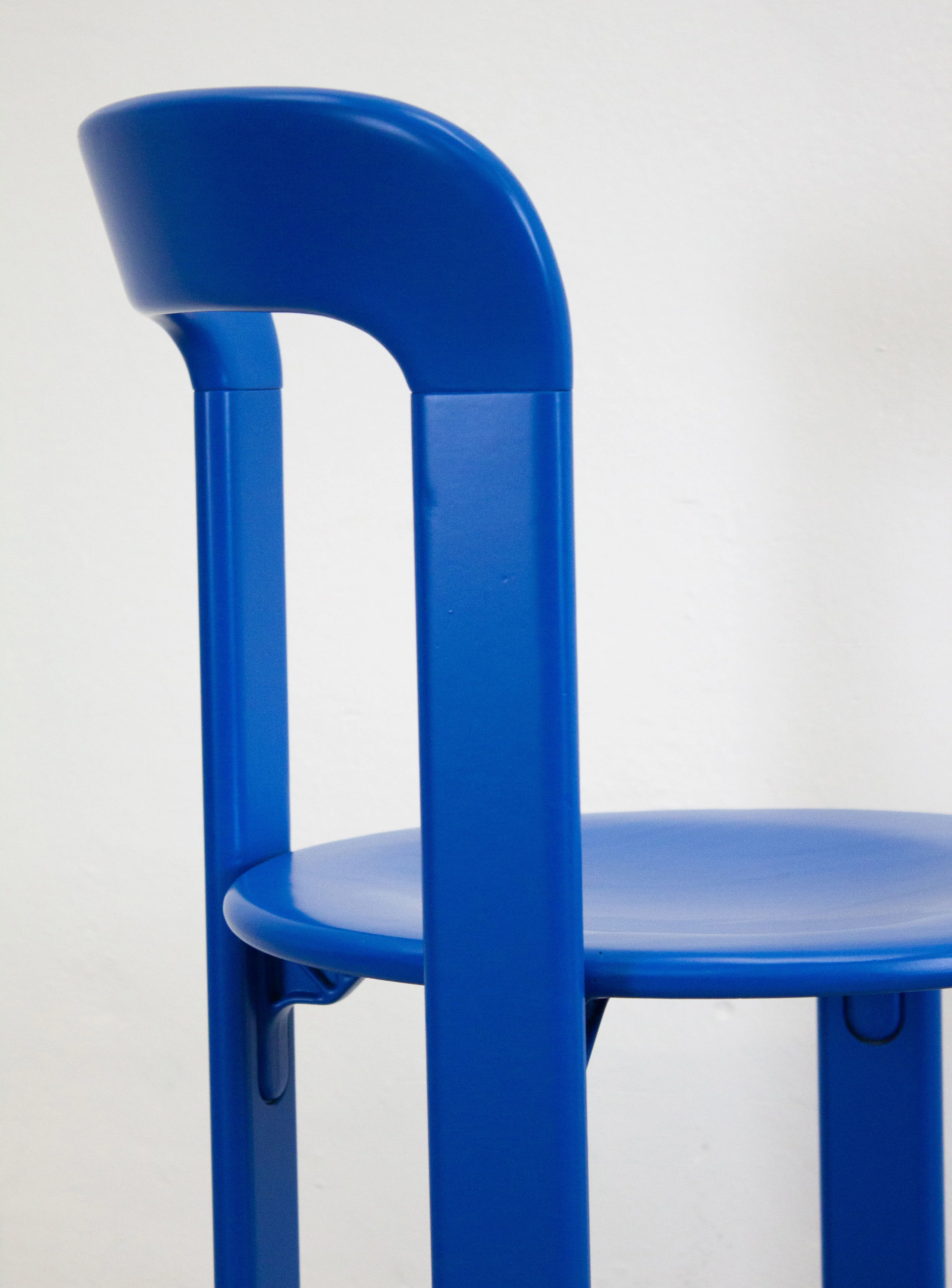 Dietiker Rey Dining Chairs by Bruno Rey (Cobalt Blue) - Image 16