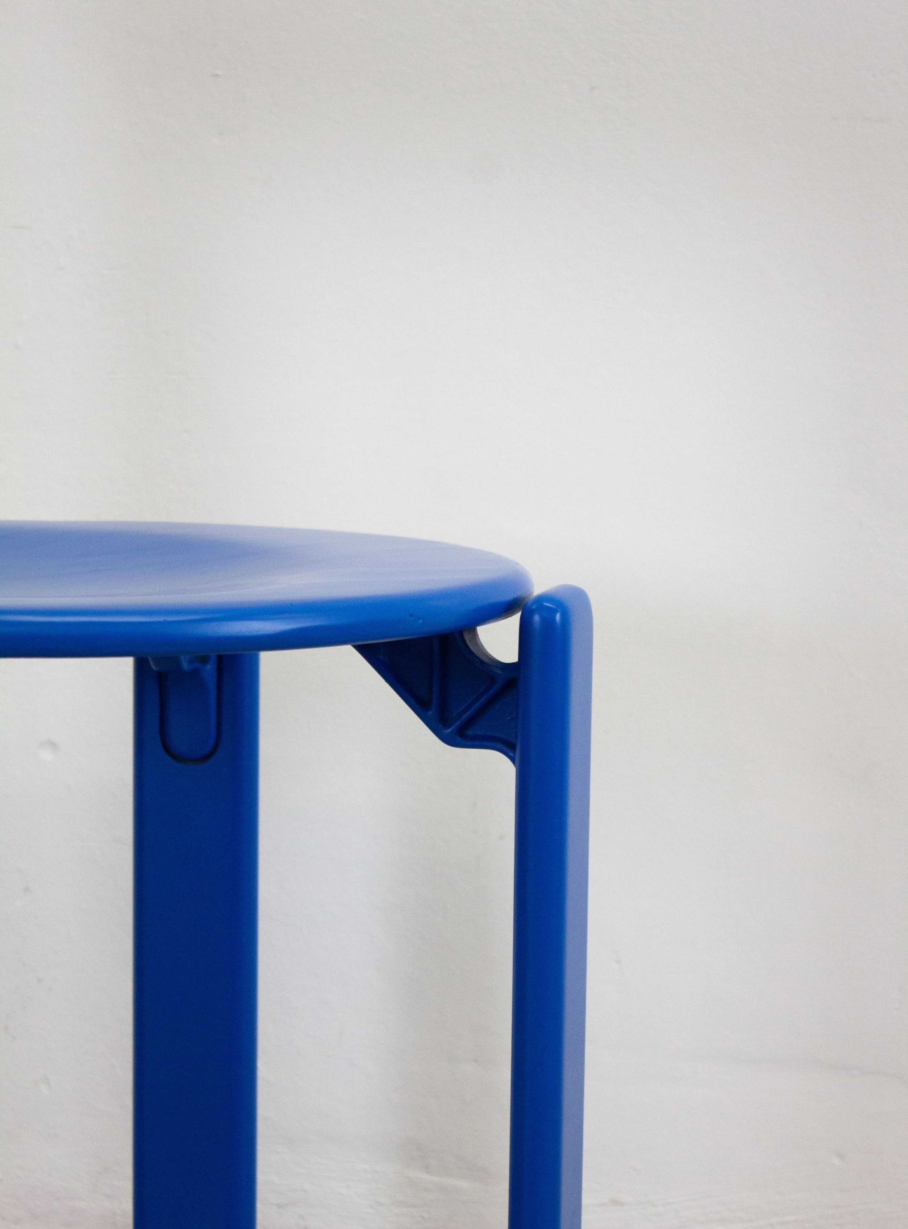 Dietiker Rey Dining Chairs by Bruno Rey (Cobalt Blue) - Image 17