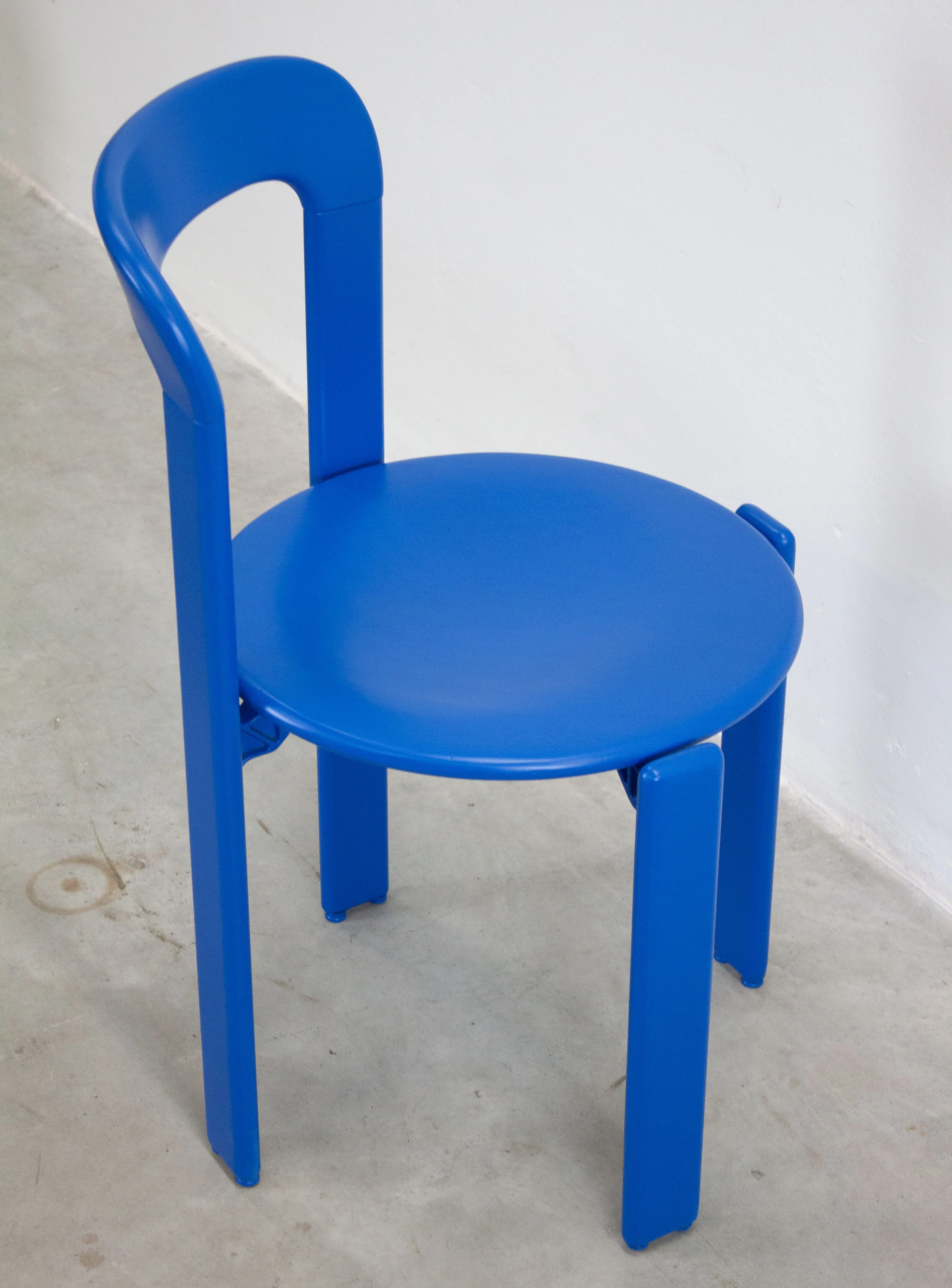 Dietiker Rey Dining Chairs by Bruno Rey (Cobalt Blue) - Image 19