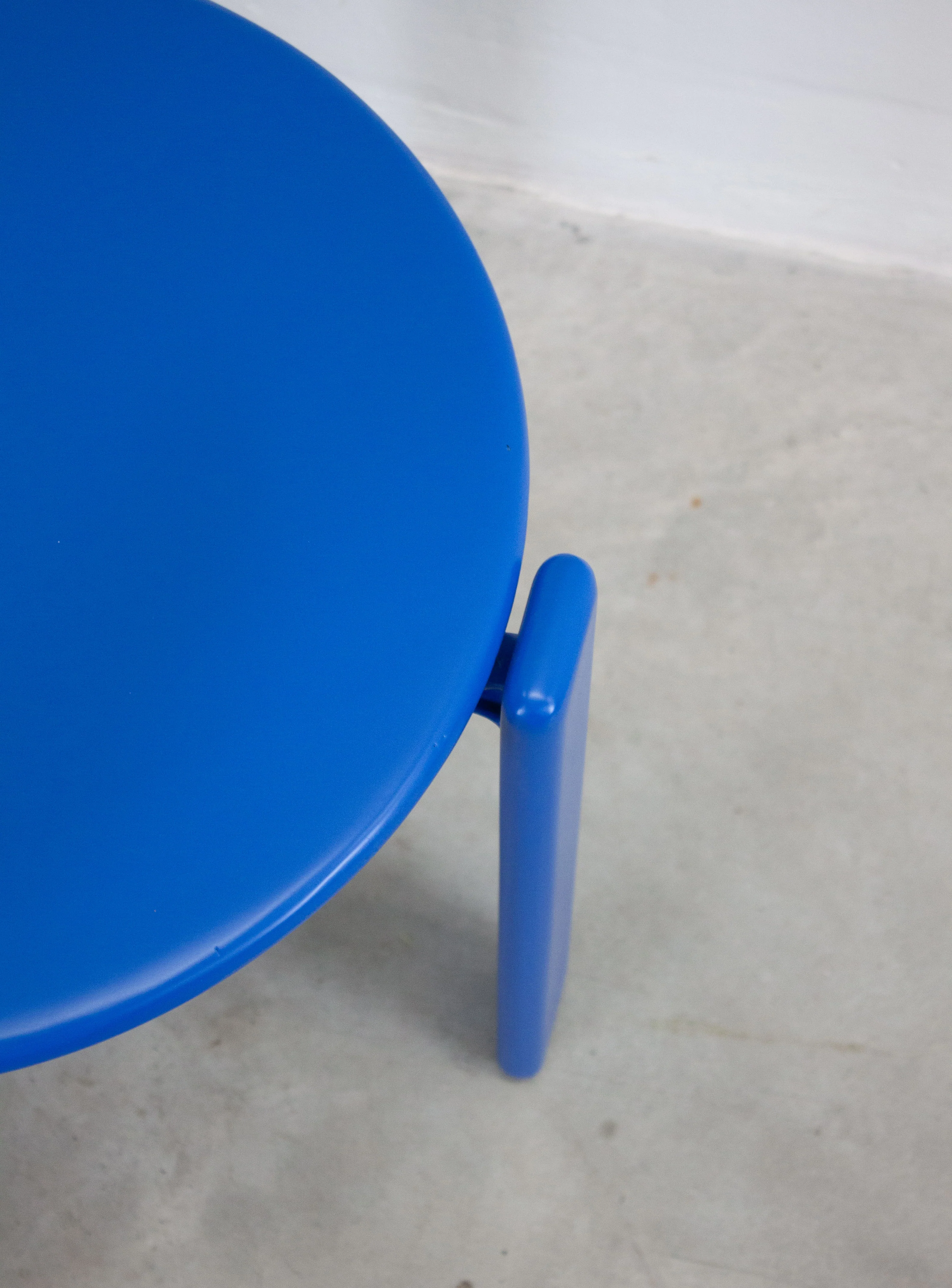 Dietiker Rey Dining Chairs by Bruno Rey (Cobalt Blue) - Image 20