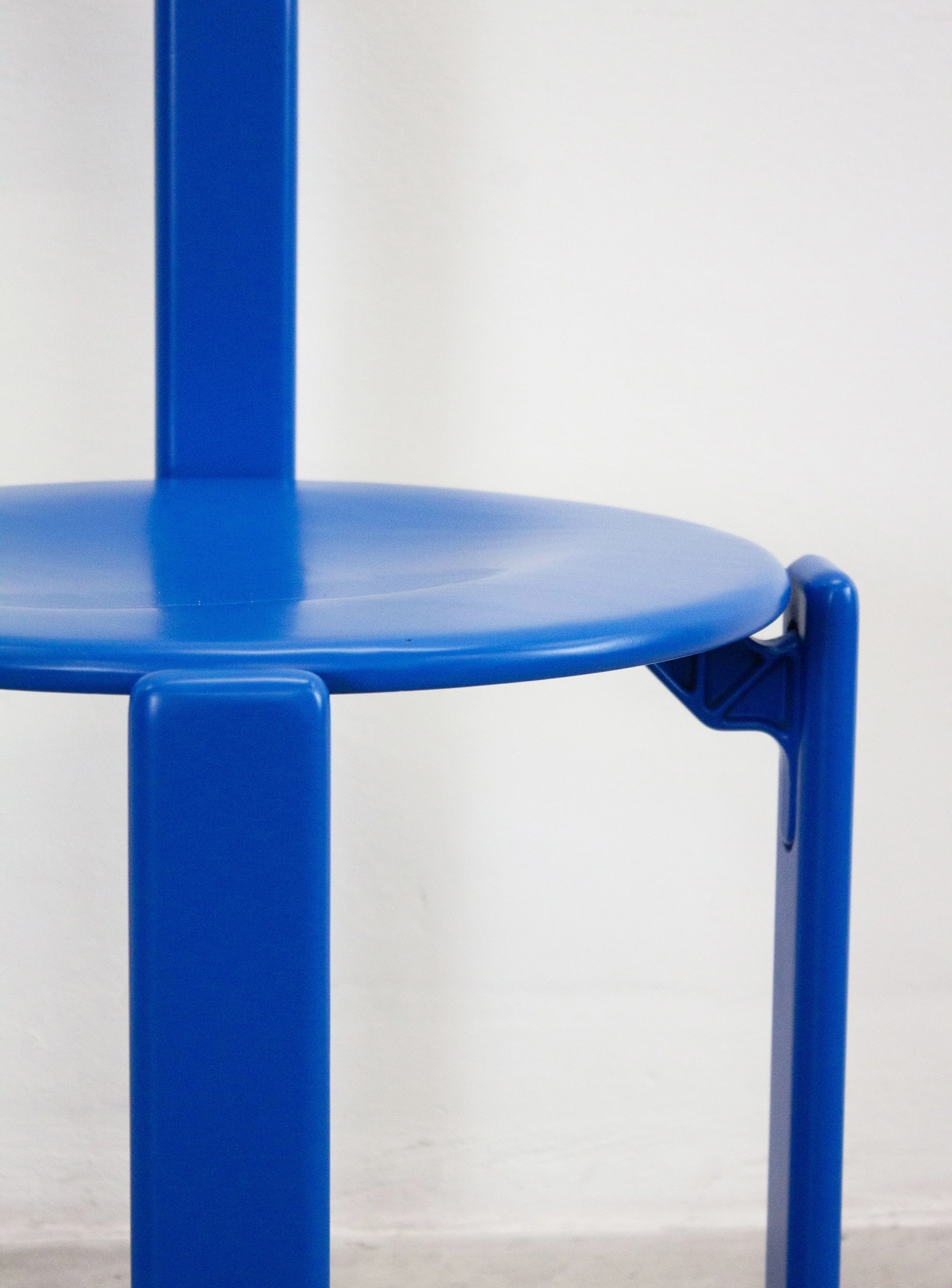 Dietiker Rey Dining Chairs by Bruno Rey (Cobalt Blue) - Image 24