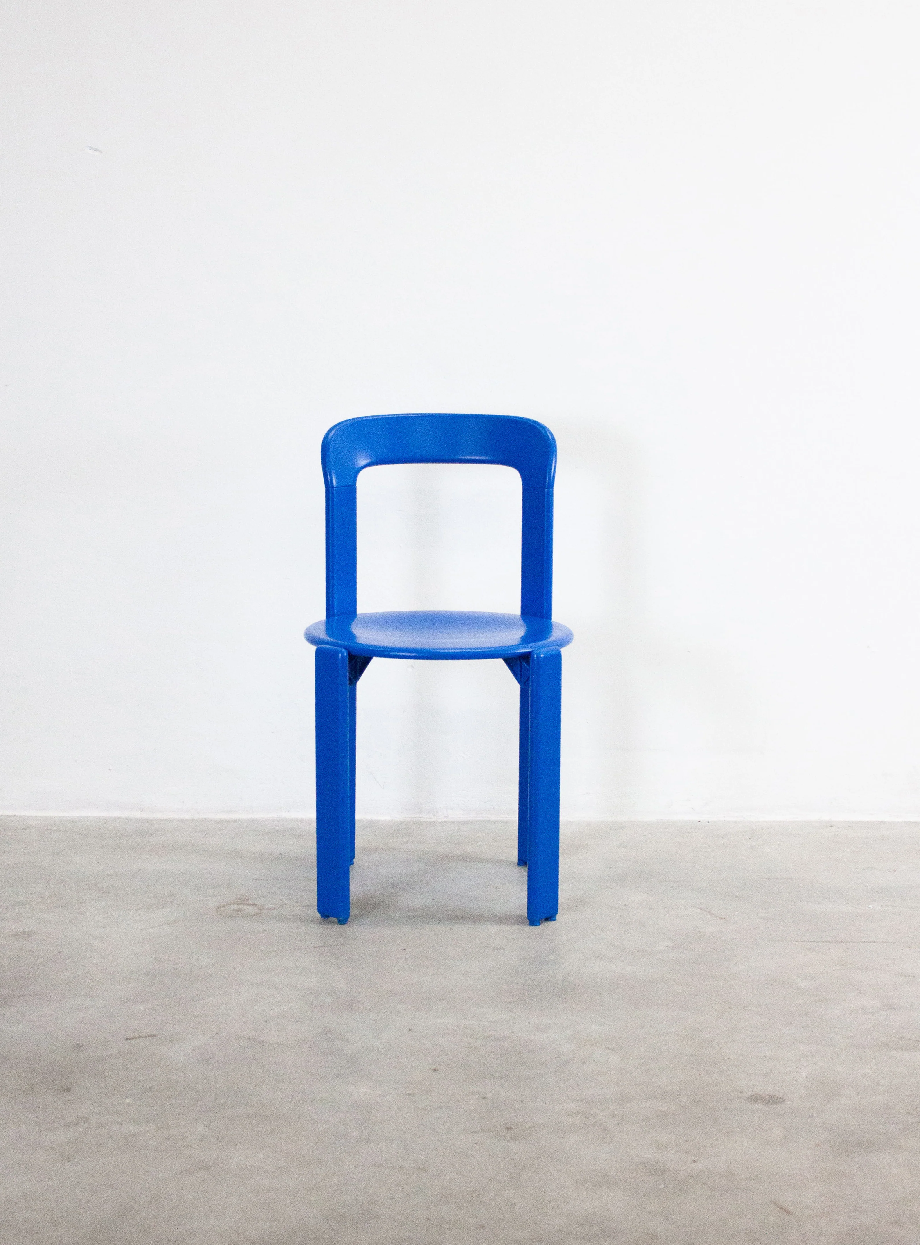 Dietiker Rey Dining Chairs by Bruno Rey (Cobalt Blue) - Image 7