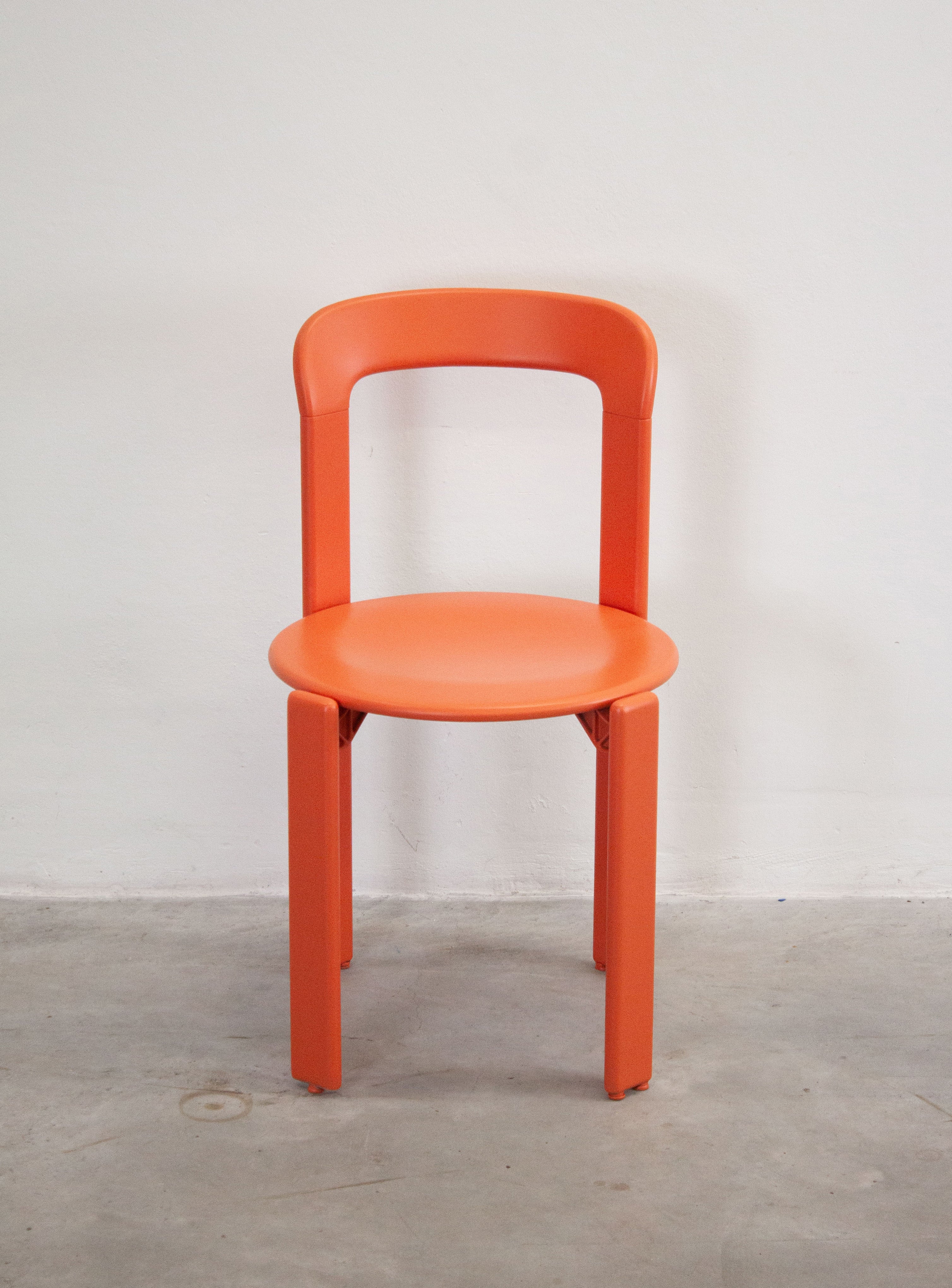 Dietiker Rey Dining Chairs by Bruno Rey (Coral) - Image 10