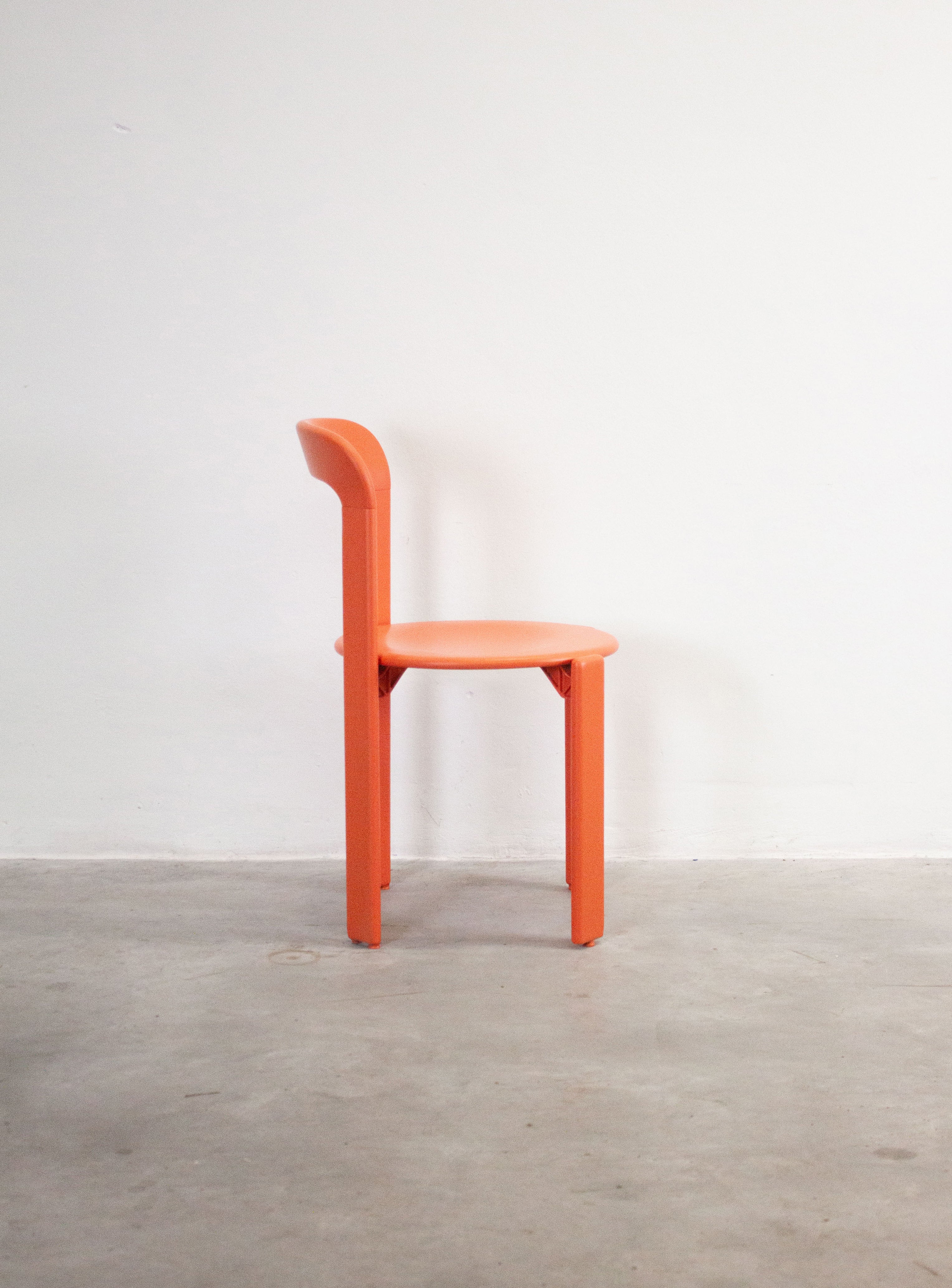 Dietiker Rey Dining Chairs by Bruno Rey (Coral) - Image 16