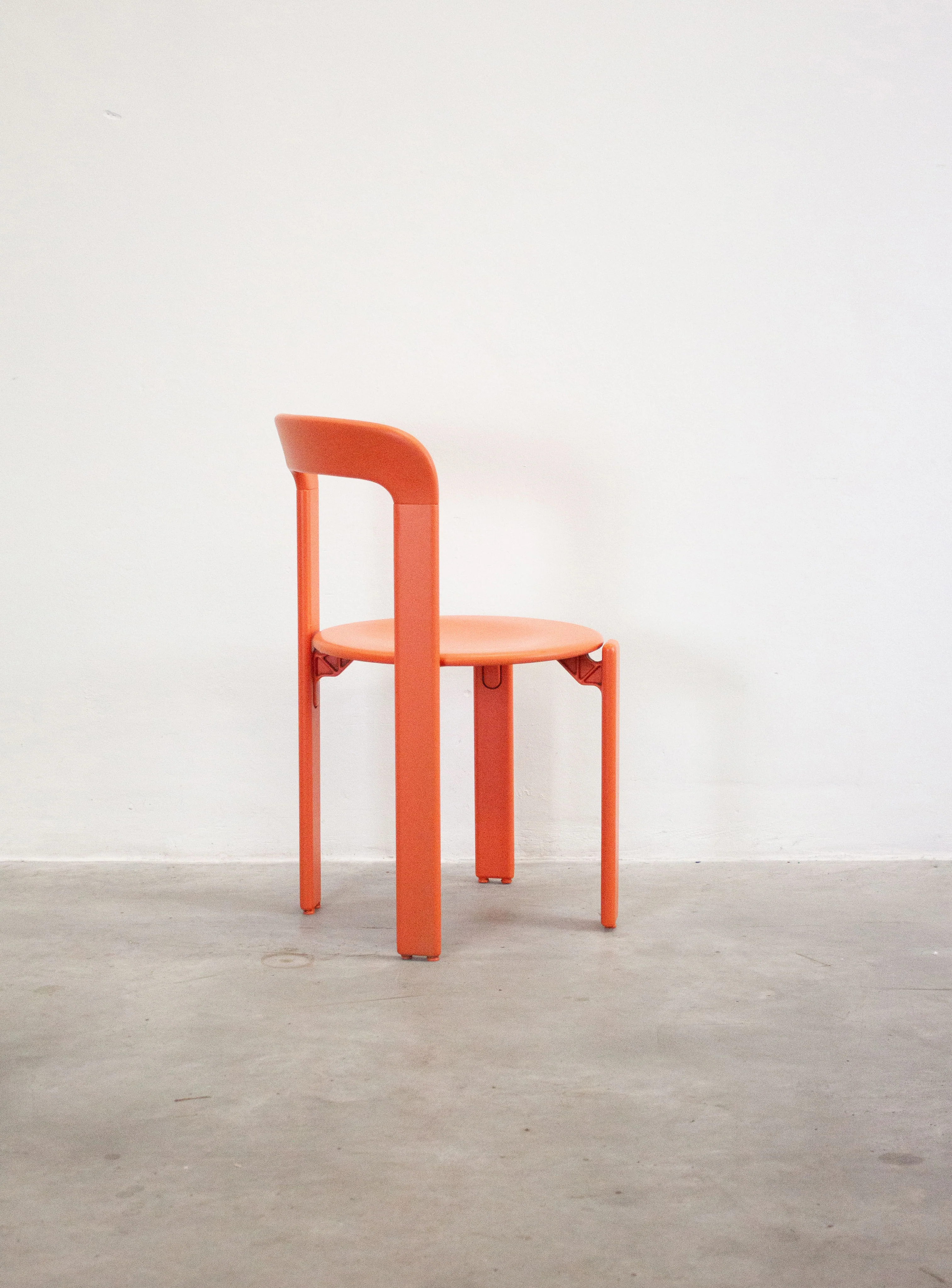 Dietiker Rey Dining Chairs by Bruno Rey (Coral) - Image 17