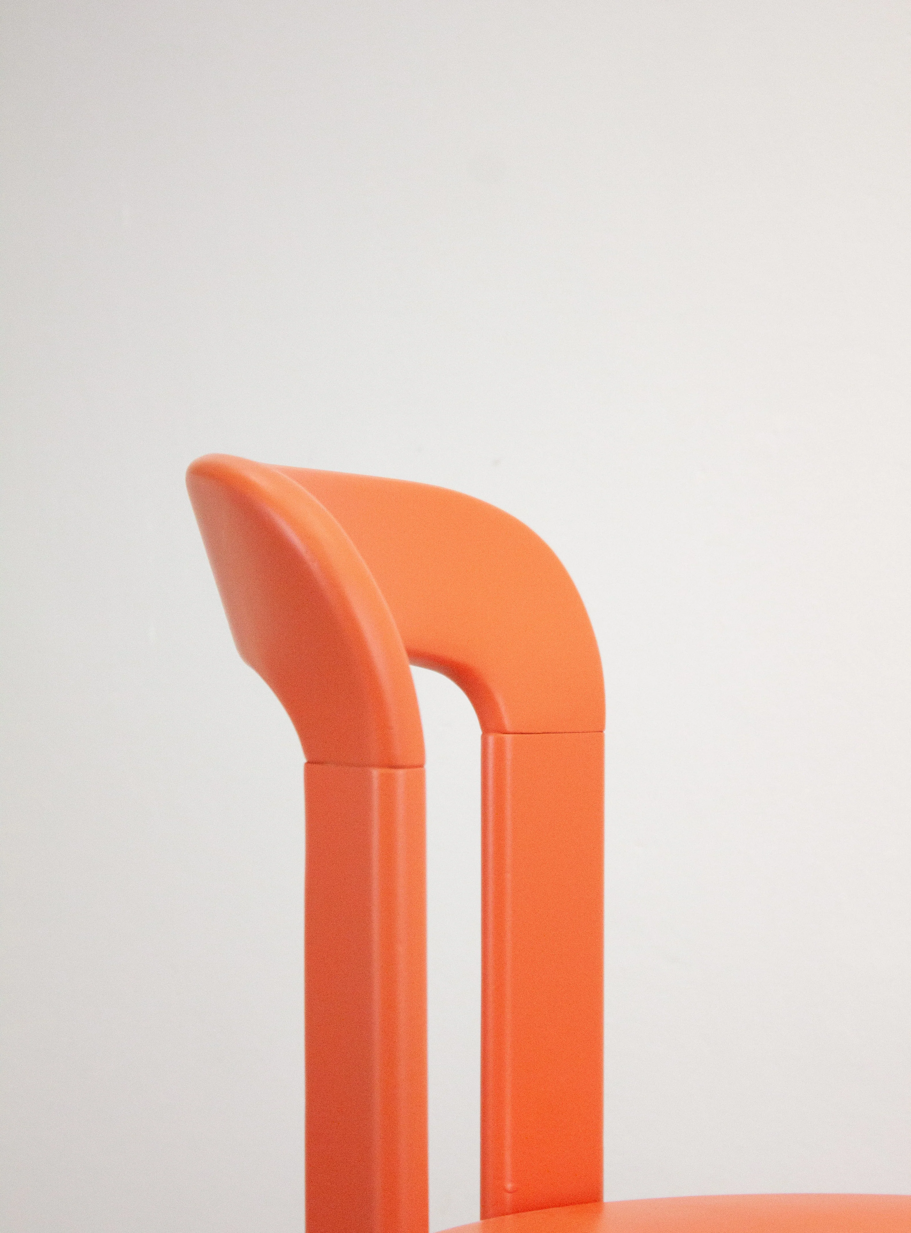 Dietiker Rey Dining Chairs by Bruno Rey (Coral) - Image 18