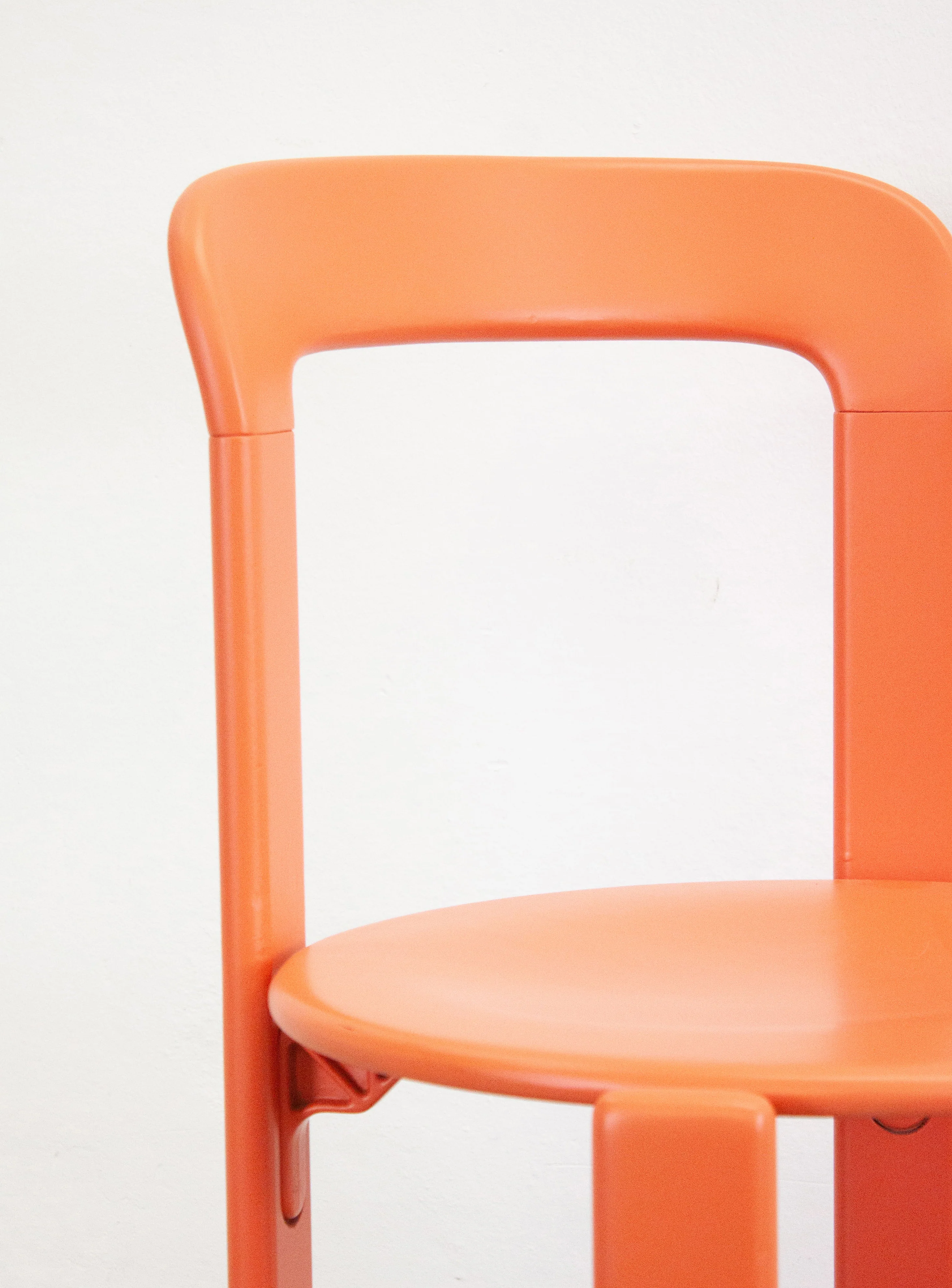 Dietiker Rey Dining Chairs by Bruno Rey (Coral) - Image 26