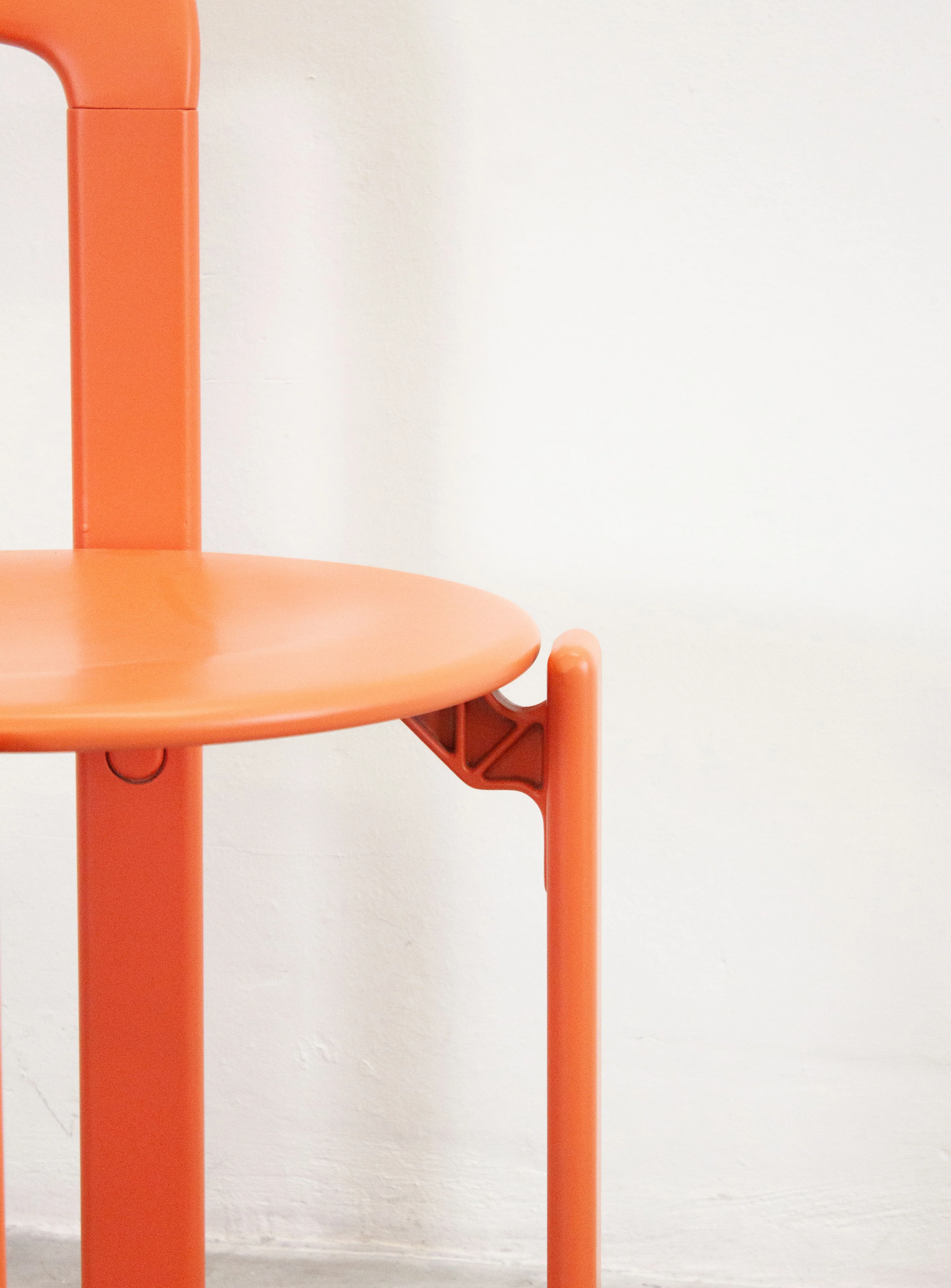 Dietiker Rey Dining Chairs by Bruno Rey (Coral) - Image 27