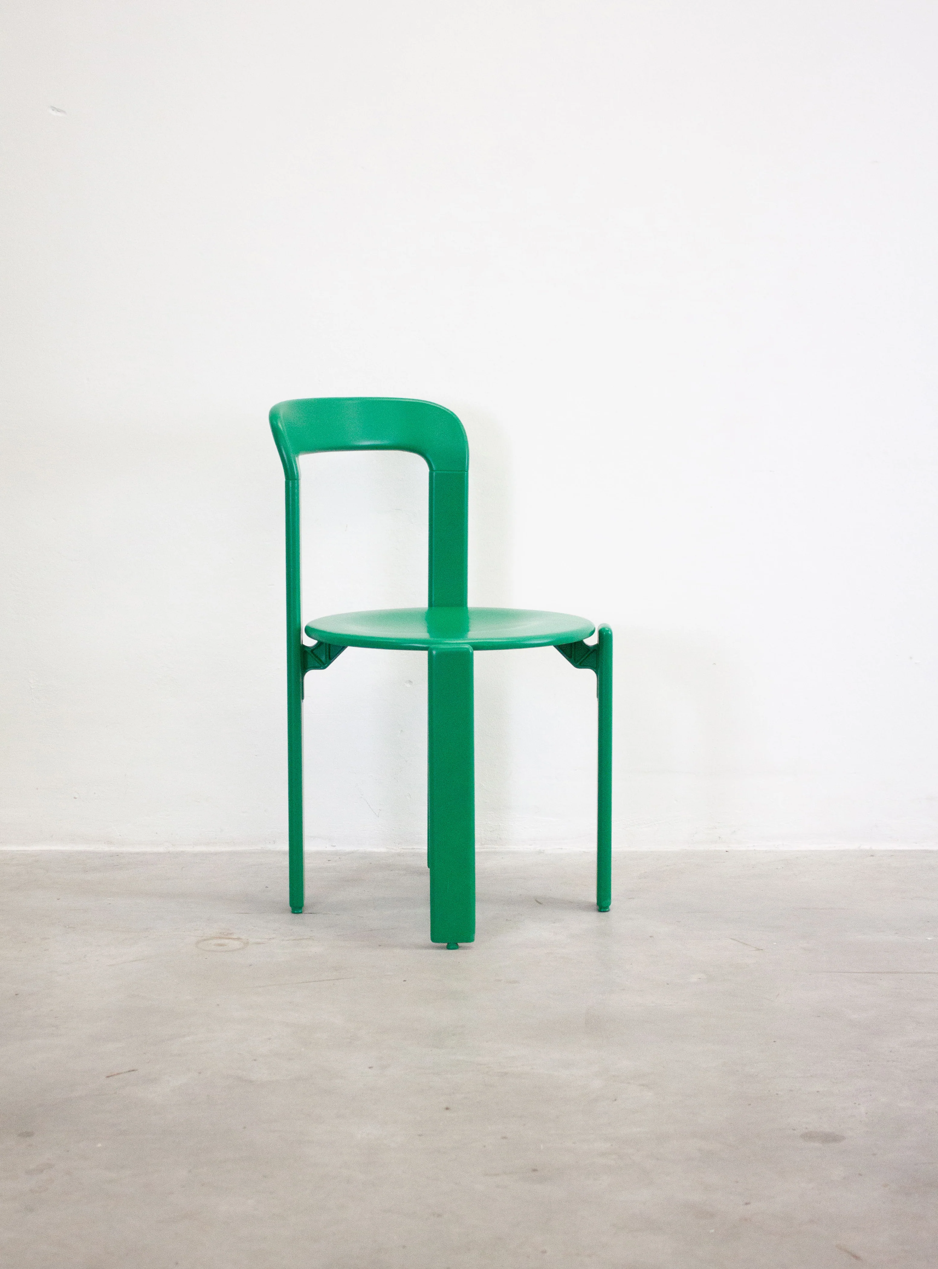 Dietiker Rey Dining Chairs by Bruno Rey (Green)