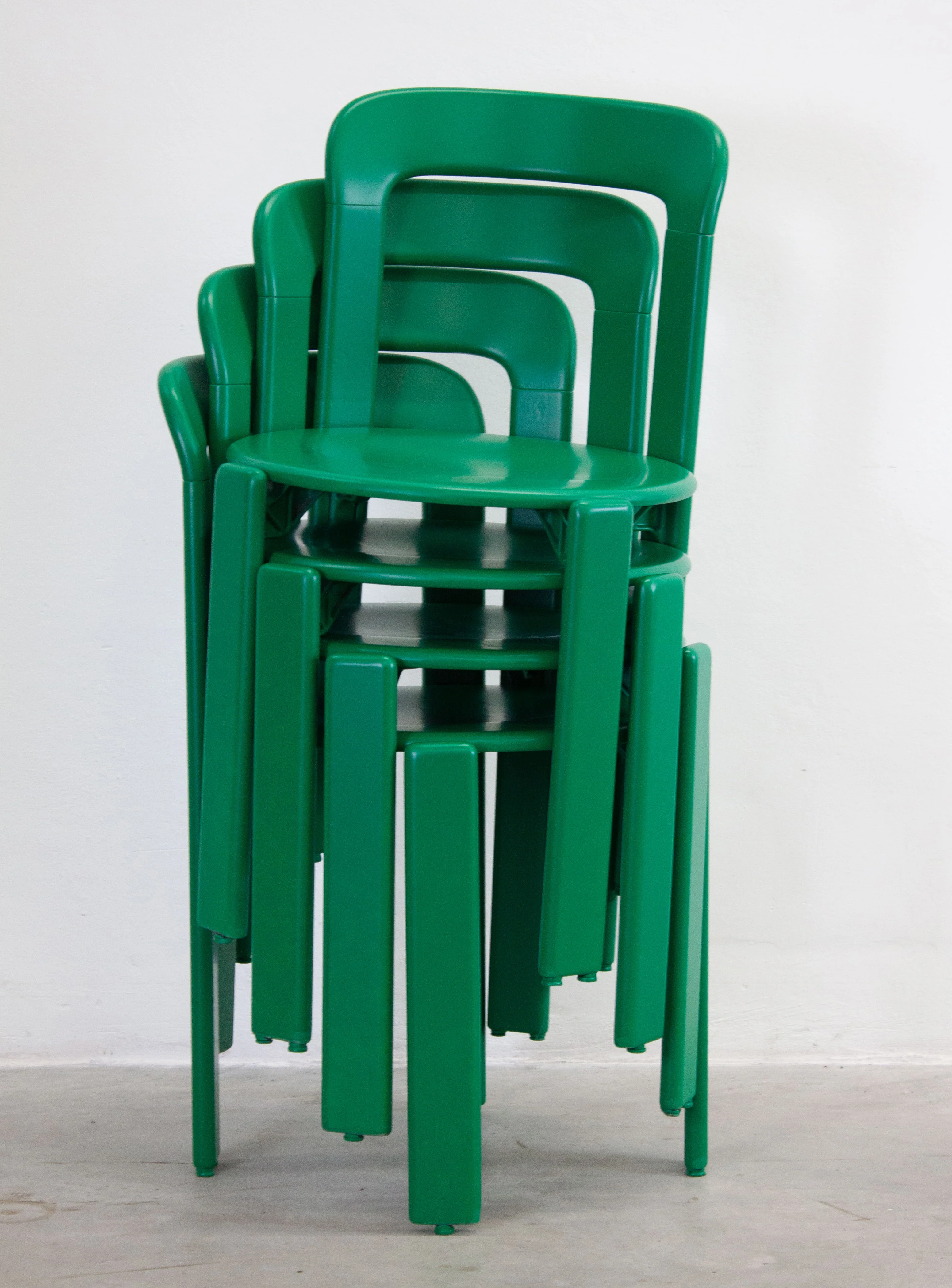 Dietiker Rey Dining Chairs by Bruno Rey (Green) - Image 28