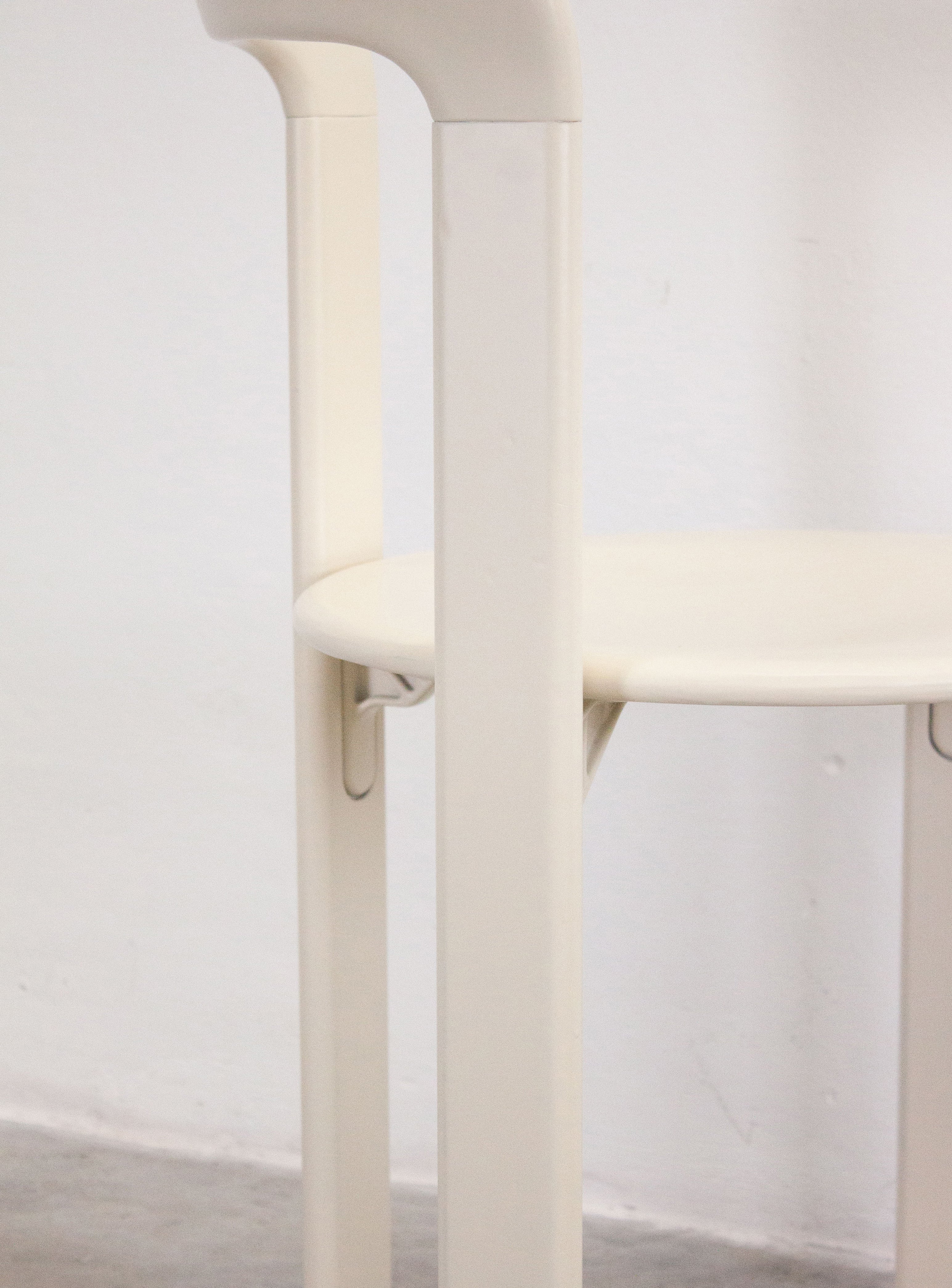 Dietiker Rey Dining Chairs by Bruno Rey (Ivory White) - Image 18