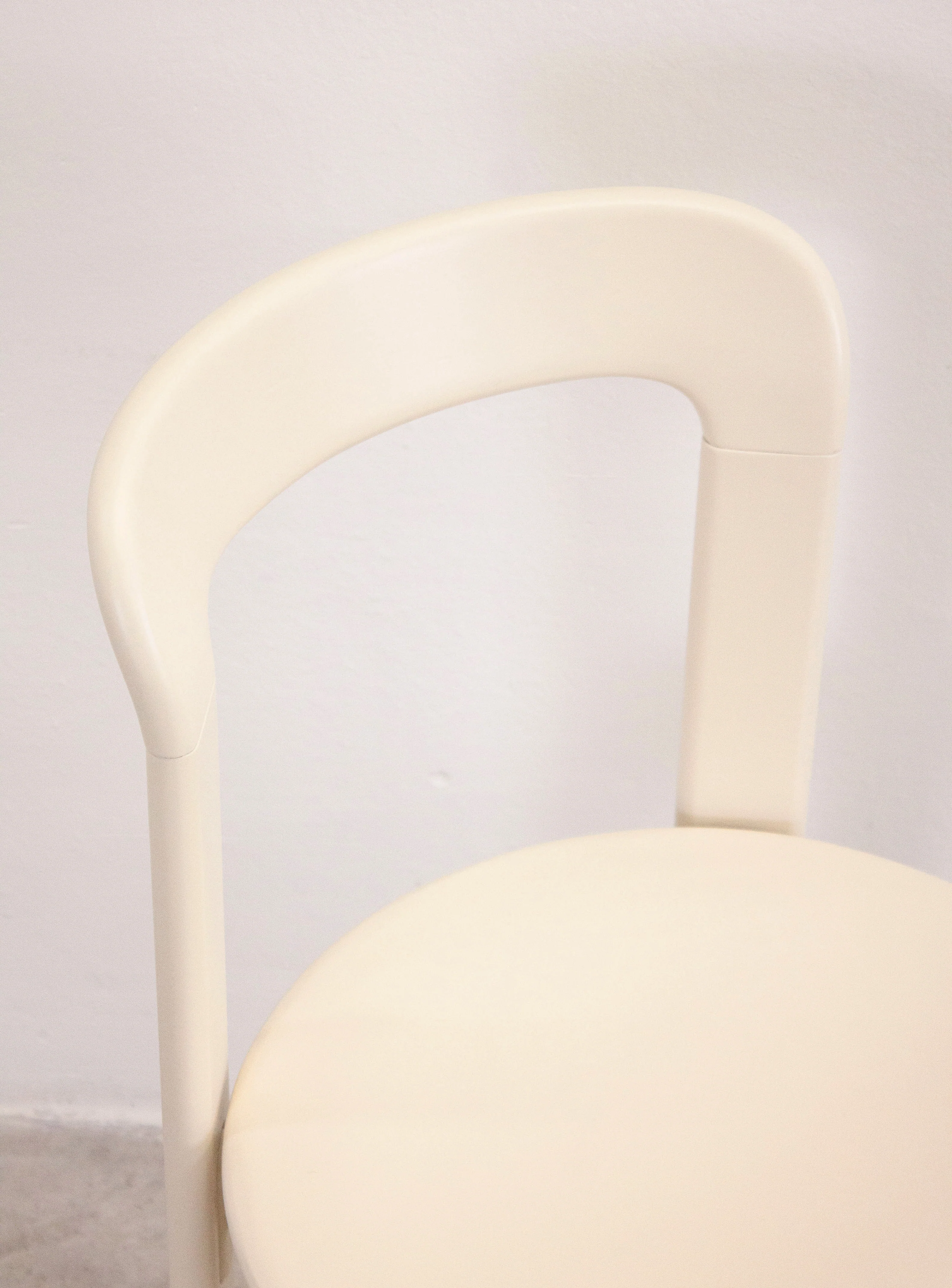Dietiker Rey Dining Chairs by Bruno Rey (Ivory White) - Image 20