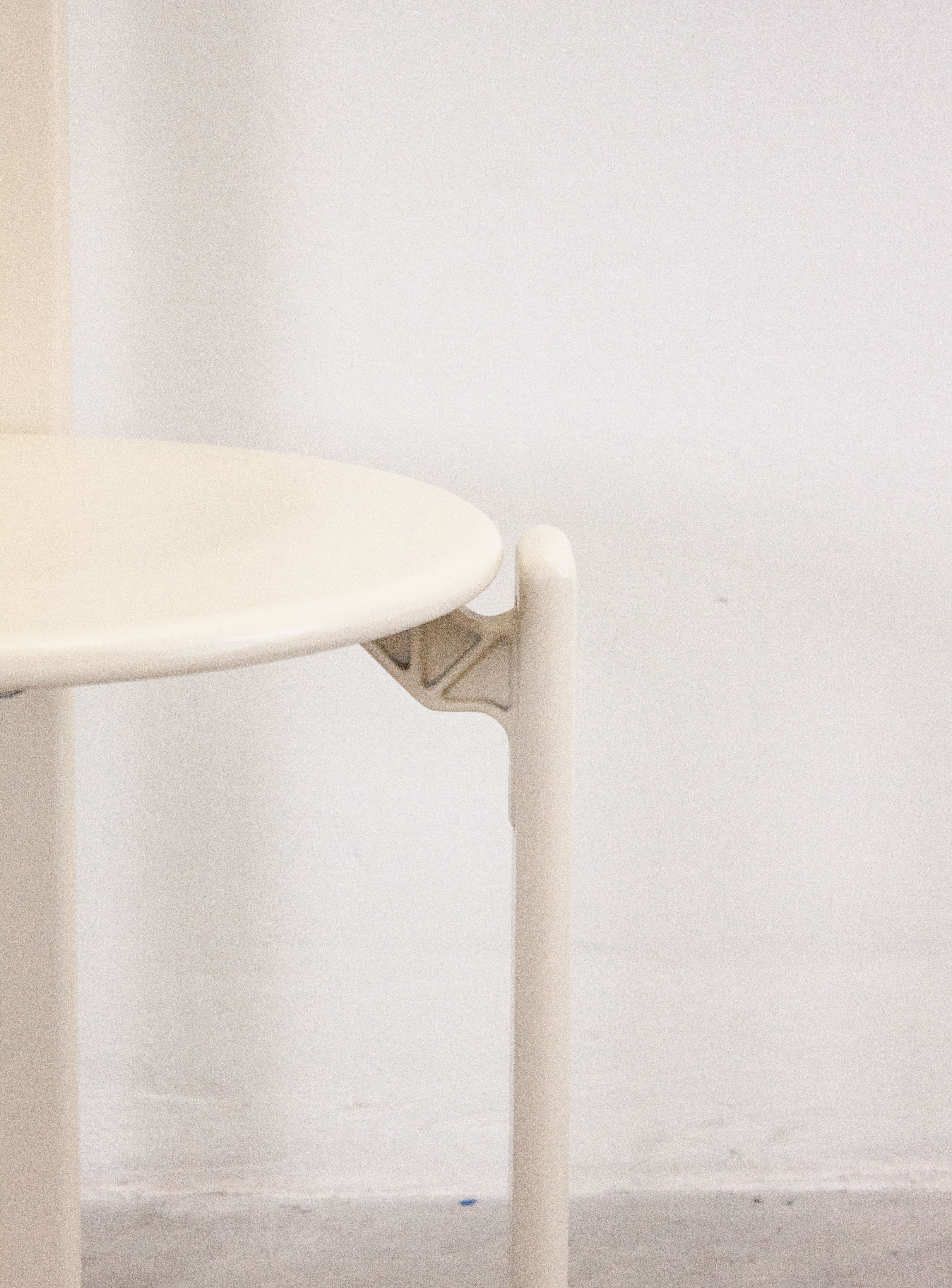 Dietiker Rey Dining Chairs by Bruno Rey (Ivory White) - Image 22