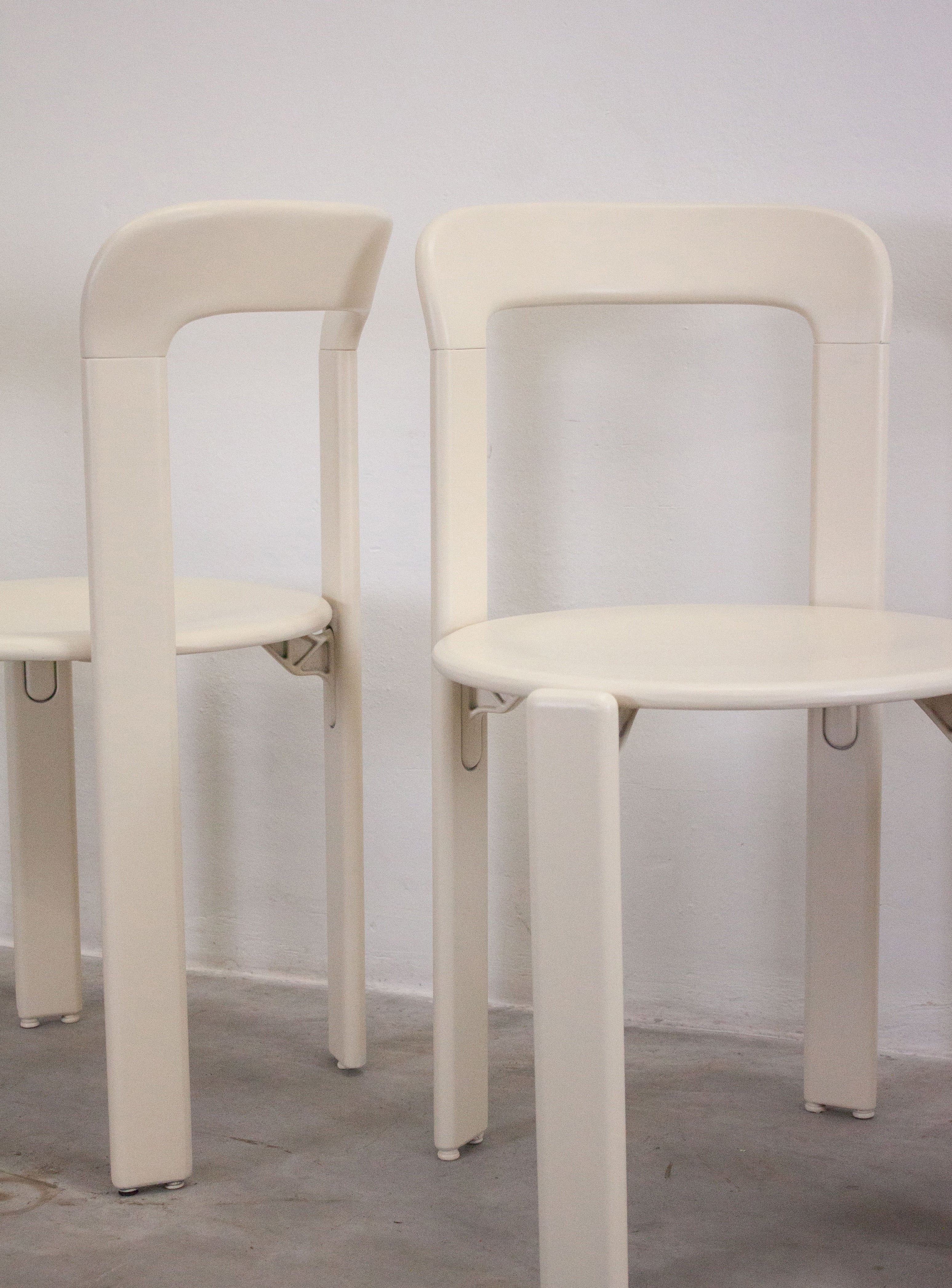 Dietiker Rey Dining Chairs by Bruno Rey (Ivory White) - Image 29