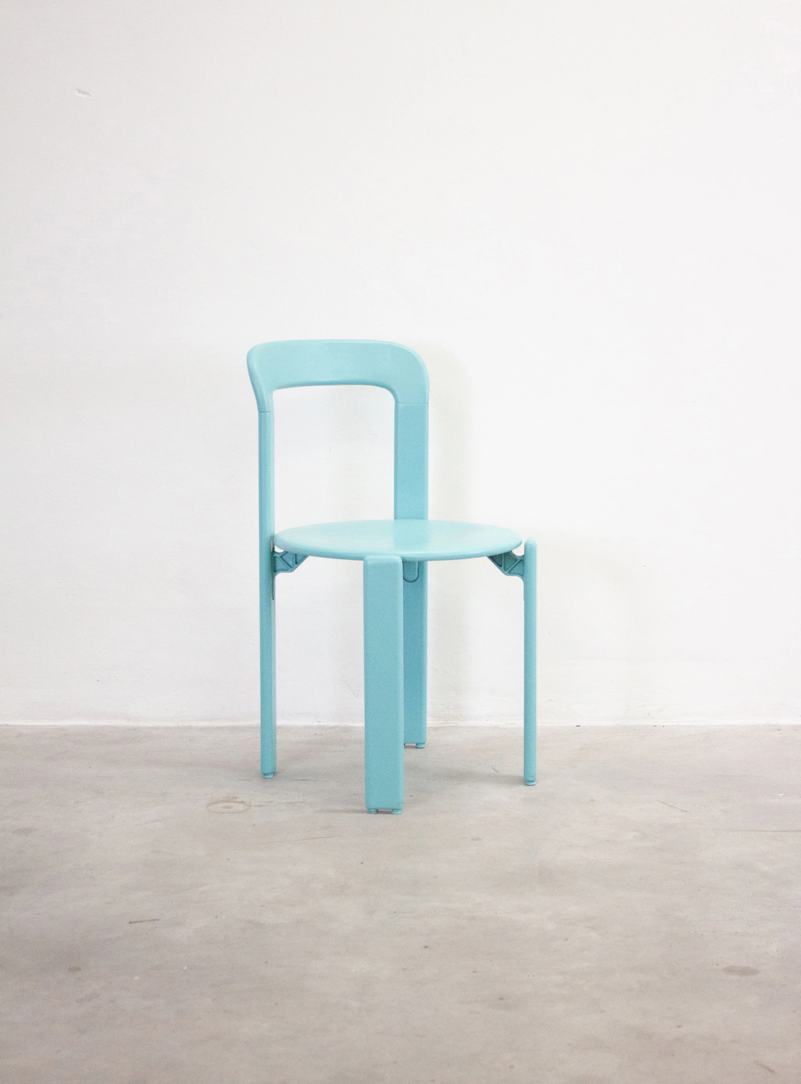 Dietiker Rey Dining Chairs by Bruno Rey (Light Teal Green)