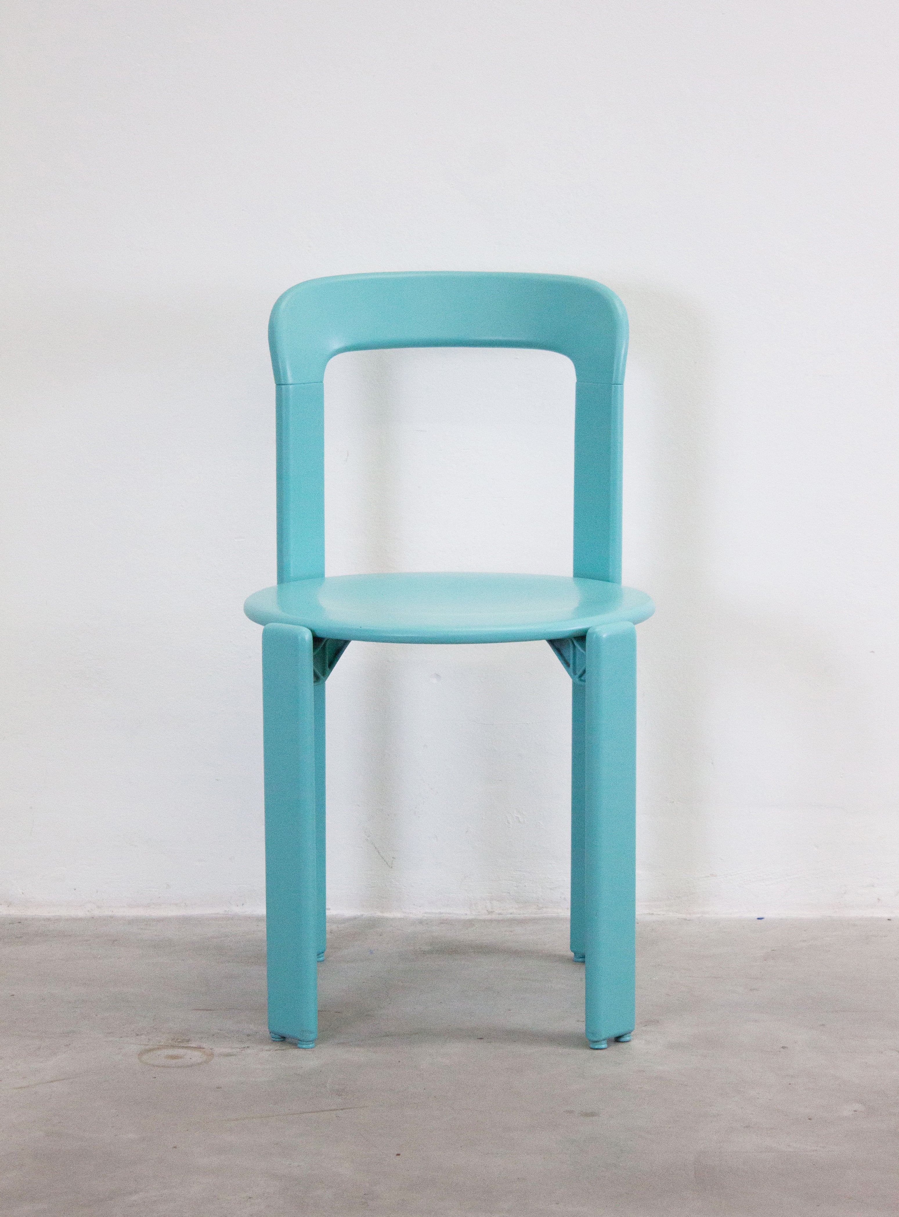 Dietiker Rey Dining Chairs by Bruno Rey (Light Teal Green) - Image 12