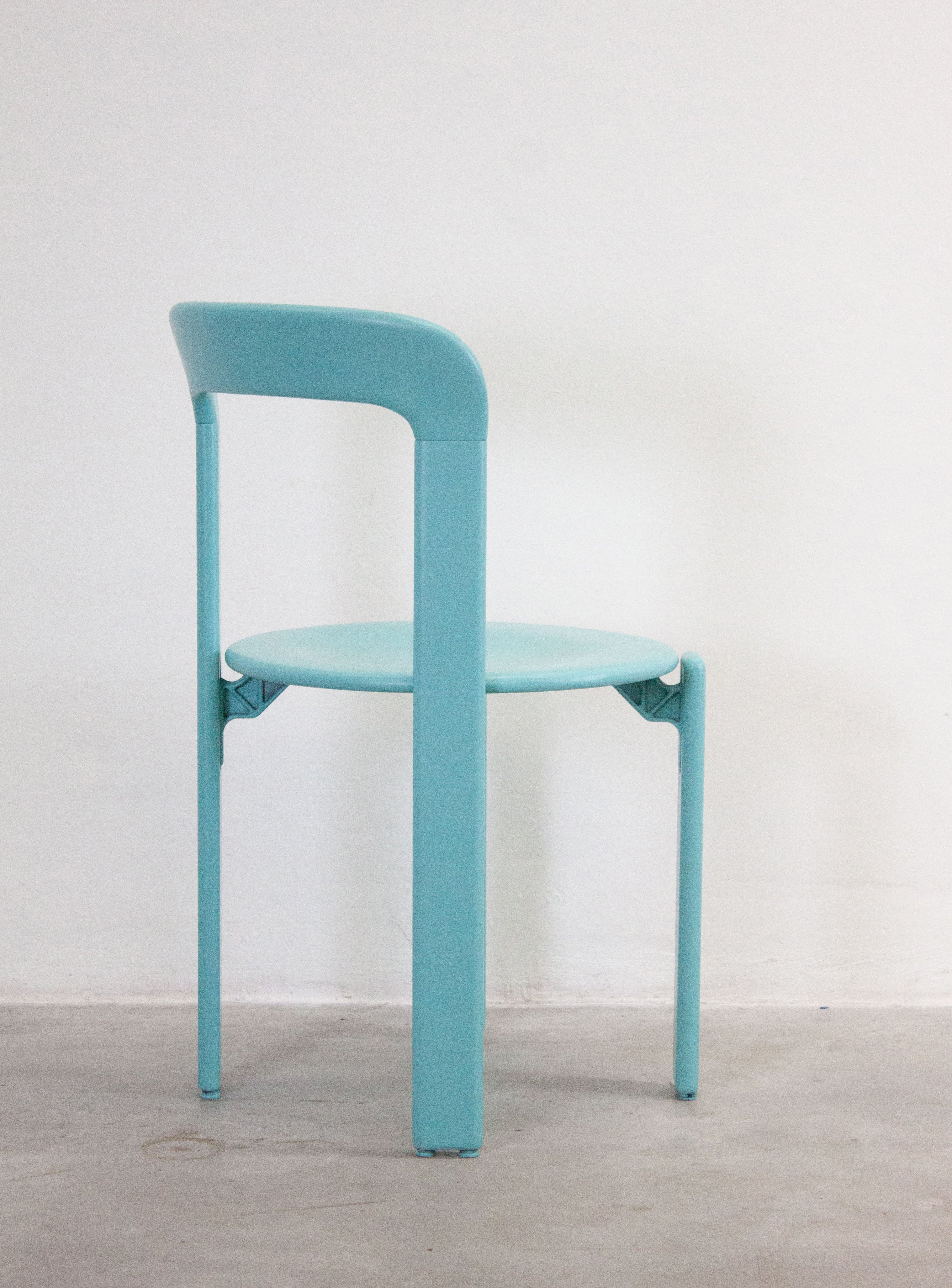 Dietiker Rey Dining Chairs by Bruno Rey (Light Teal Green) - Image 13