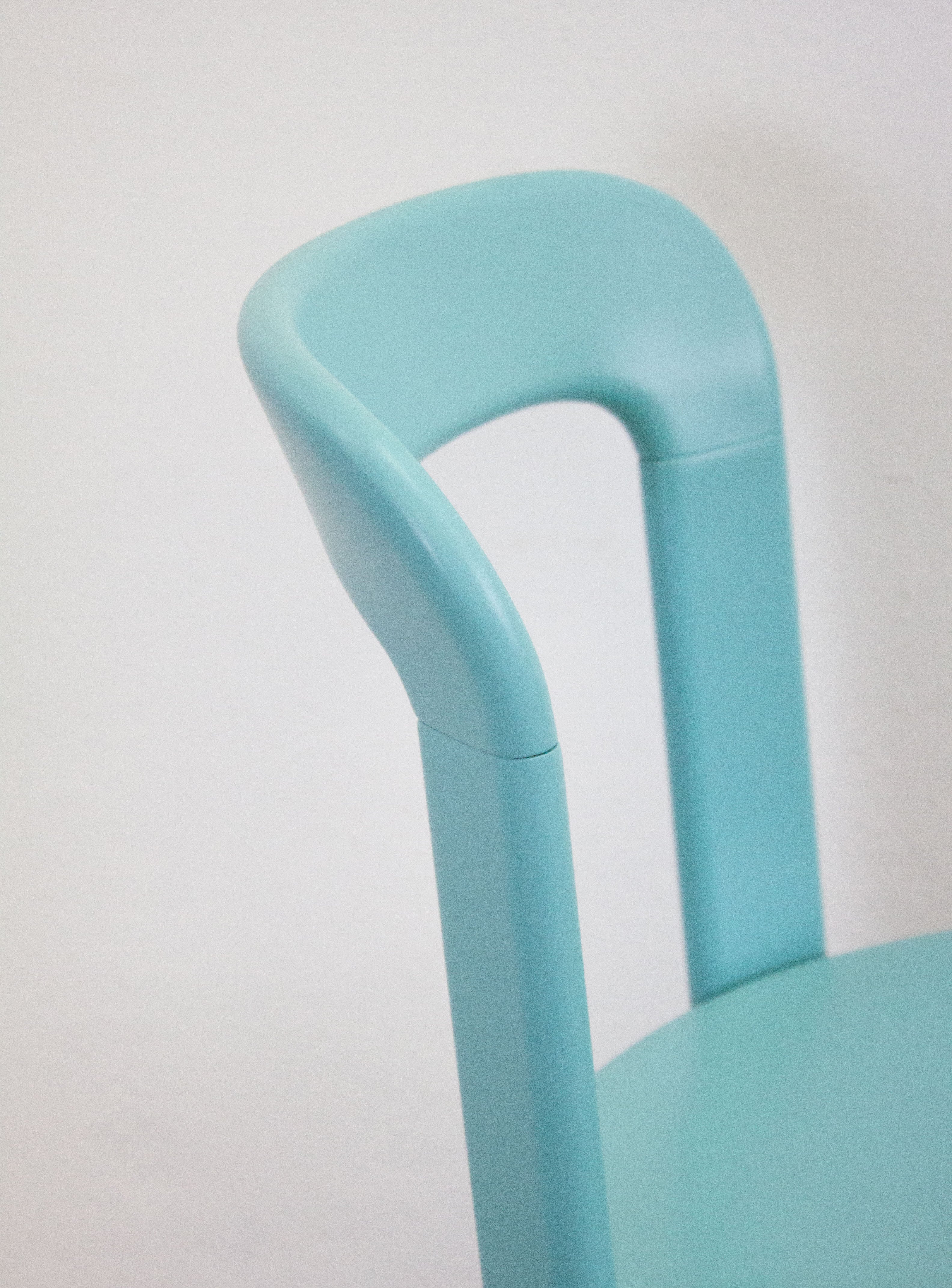 Dietiker Rey Dining Chairs by Bruno Rey (Light Teal Green) - Image 21