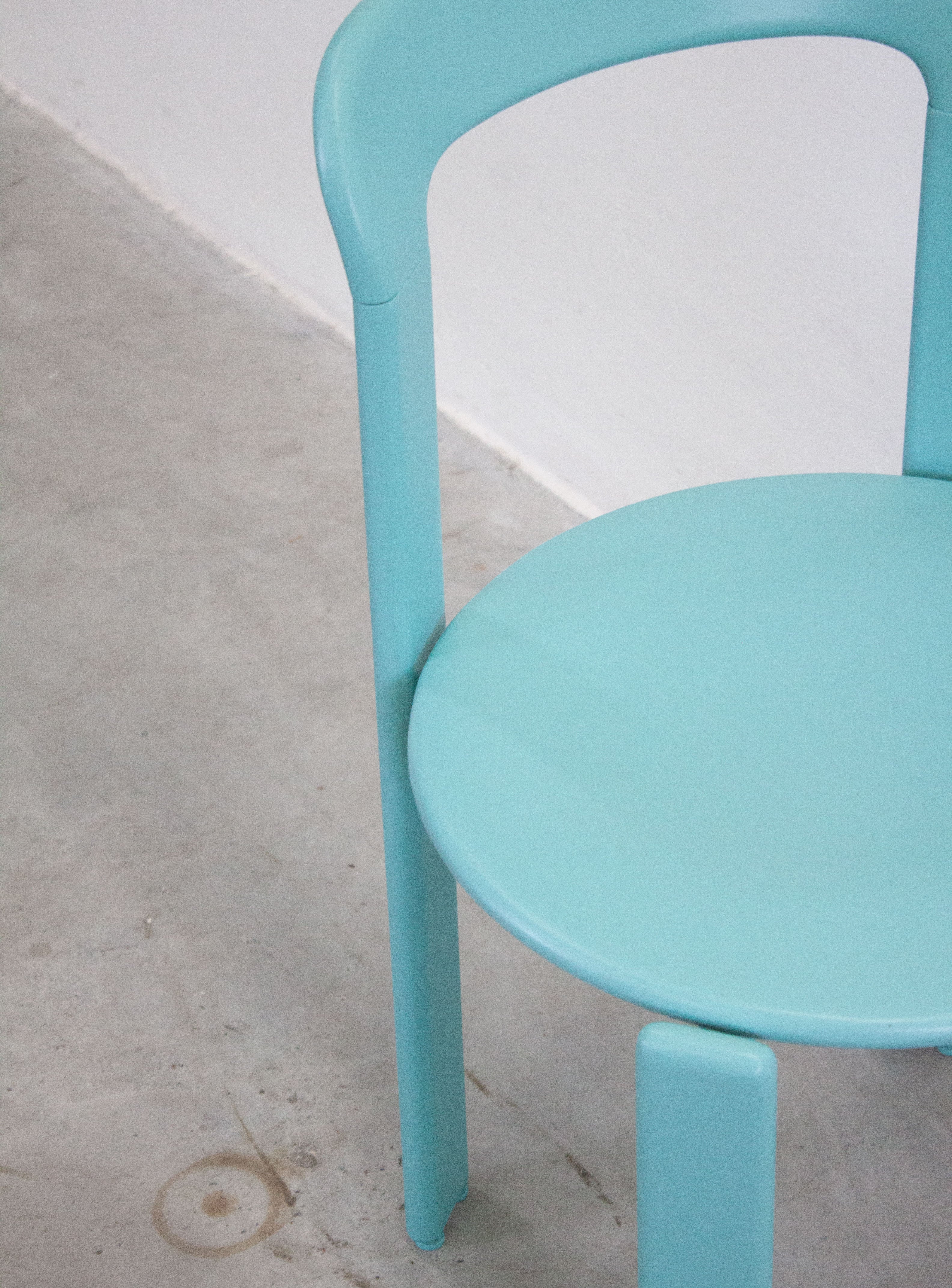 Dietiker Rey Dining Chairs by Bruno Rey (Light Teal Green) - Image 22