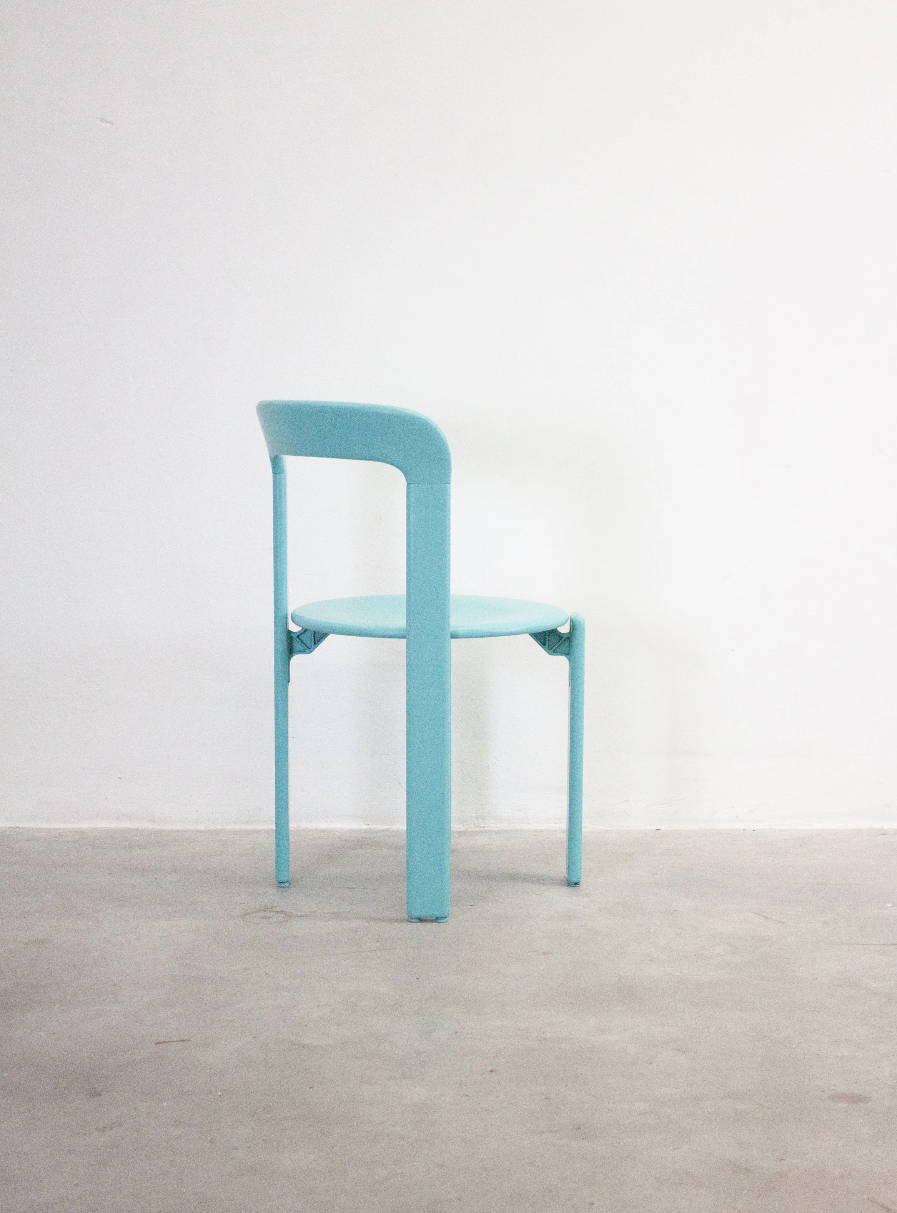 Dietiker Rey Dining Chairs by Bruno Rey (Light Teal Green) - Image 9