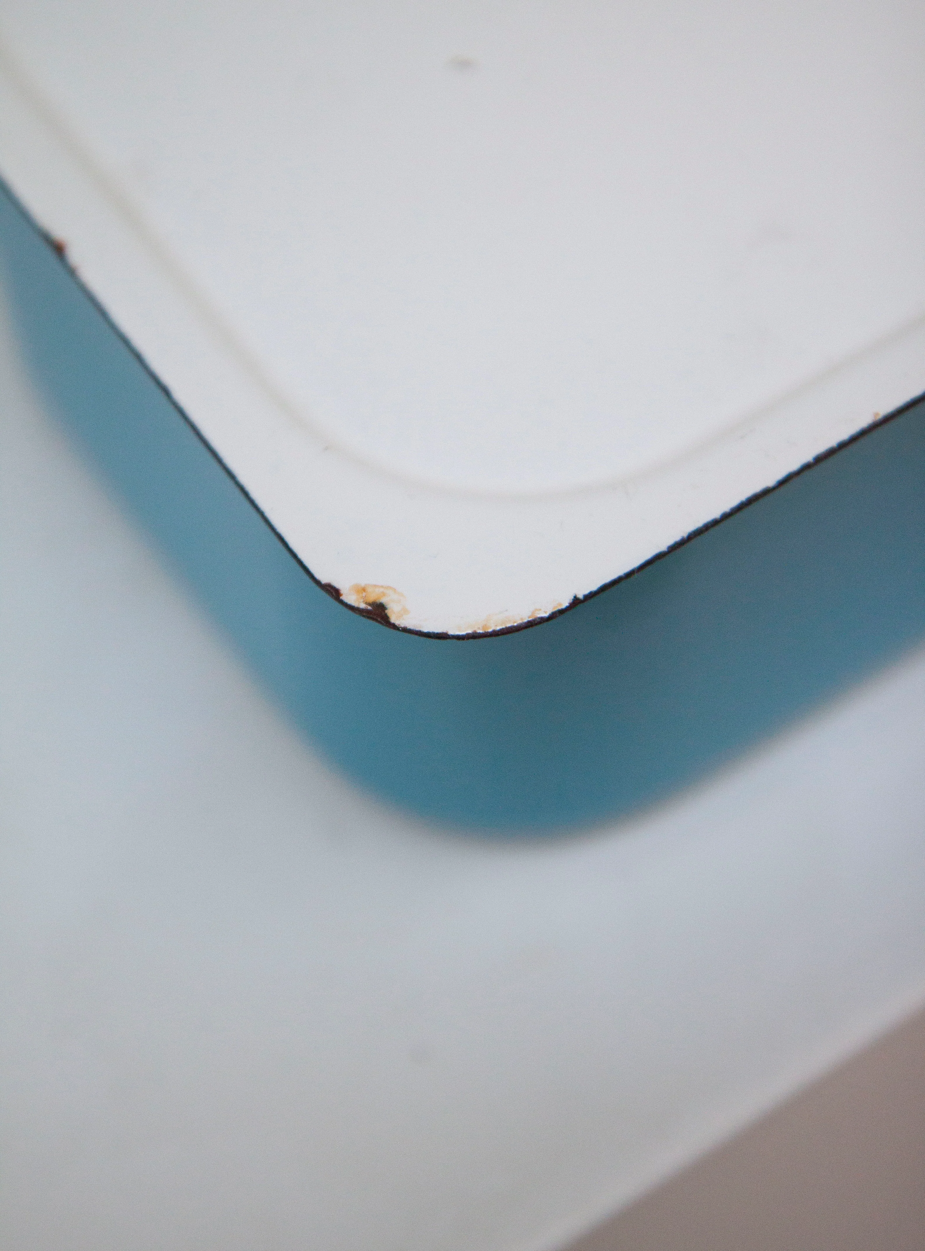 Finel Enamel Bowl with Lid by Kaj Franck (Blue/White) - Image 5