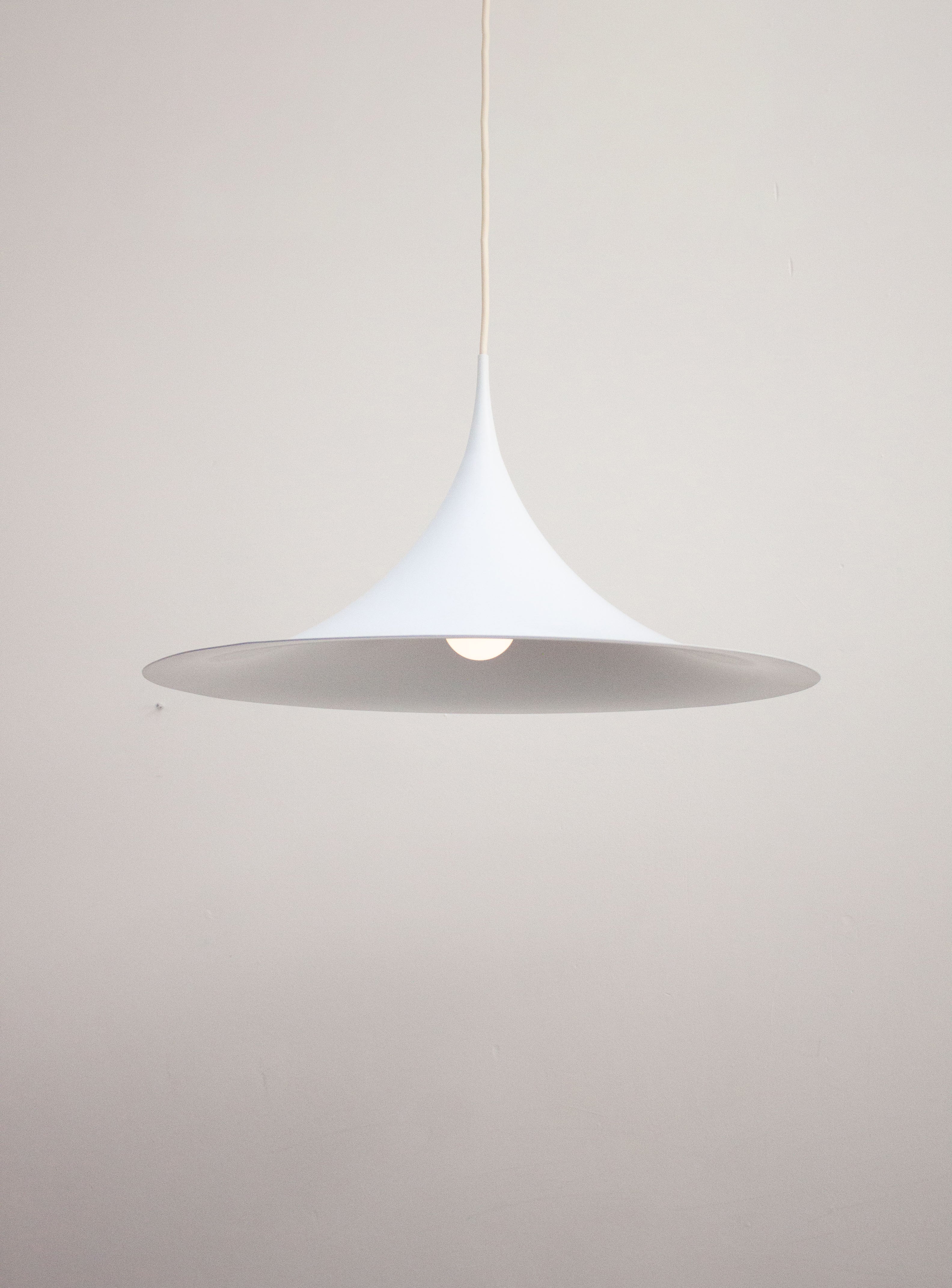 Fog & Mørup Semi Pendant Lamp by Torsten Thorup & Claus Bonderup (White)