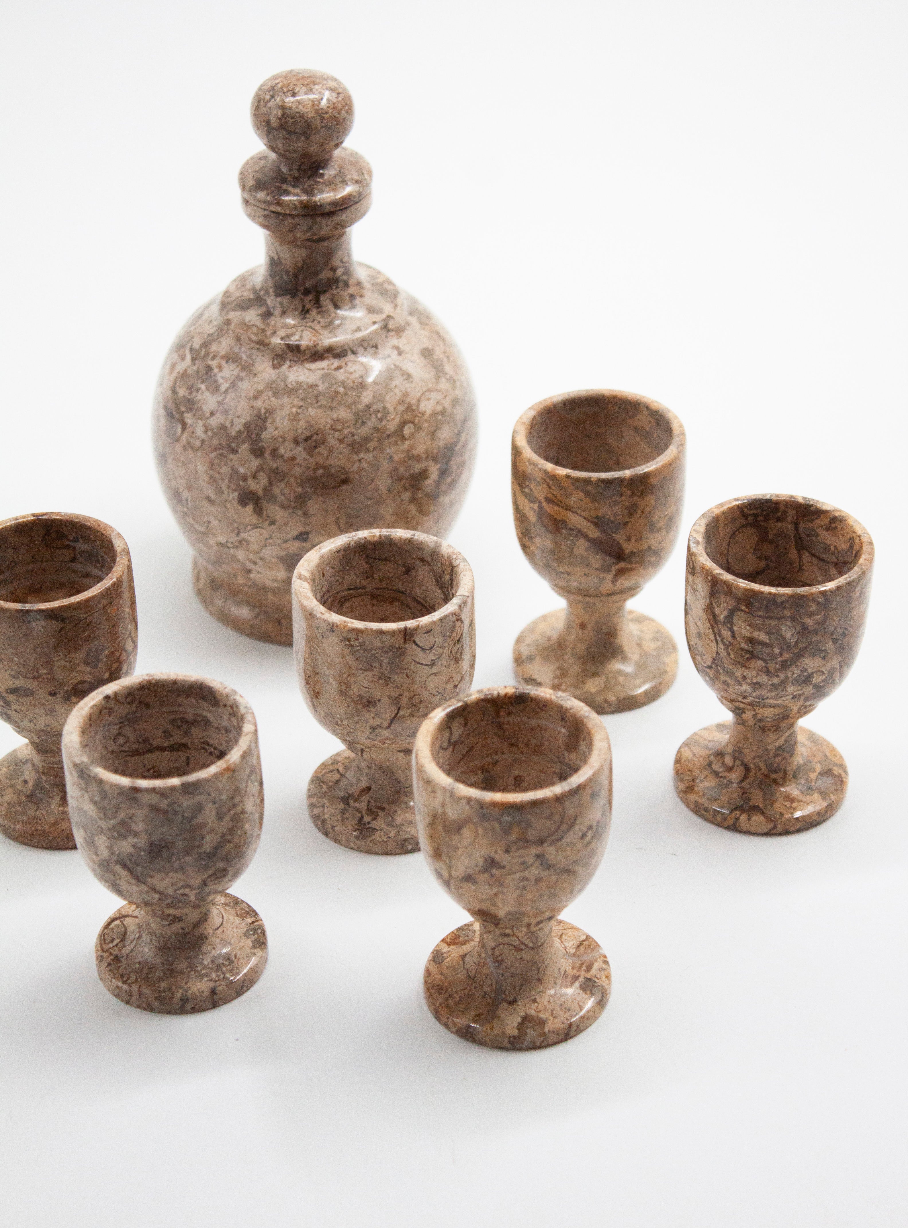 Fossil Stone Mini Decanter Set - Image 5