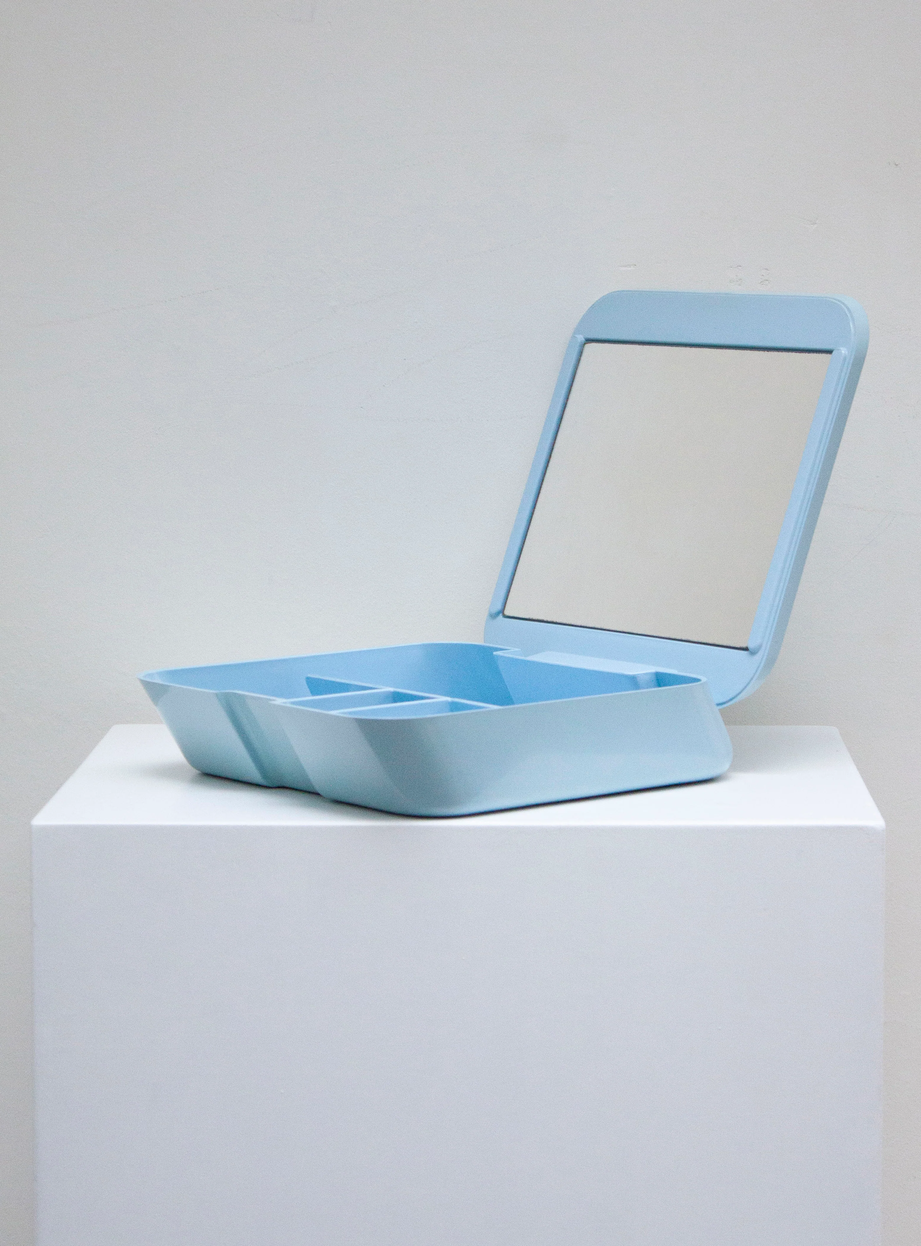 Gedy Vanity Box with Mirror by Makio Hasuike (Light Blue) - Image 2