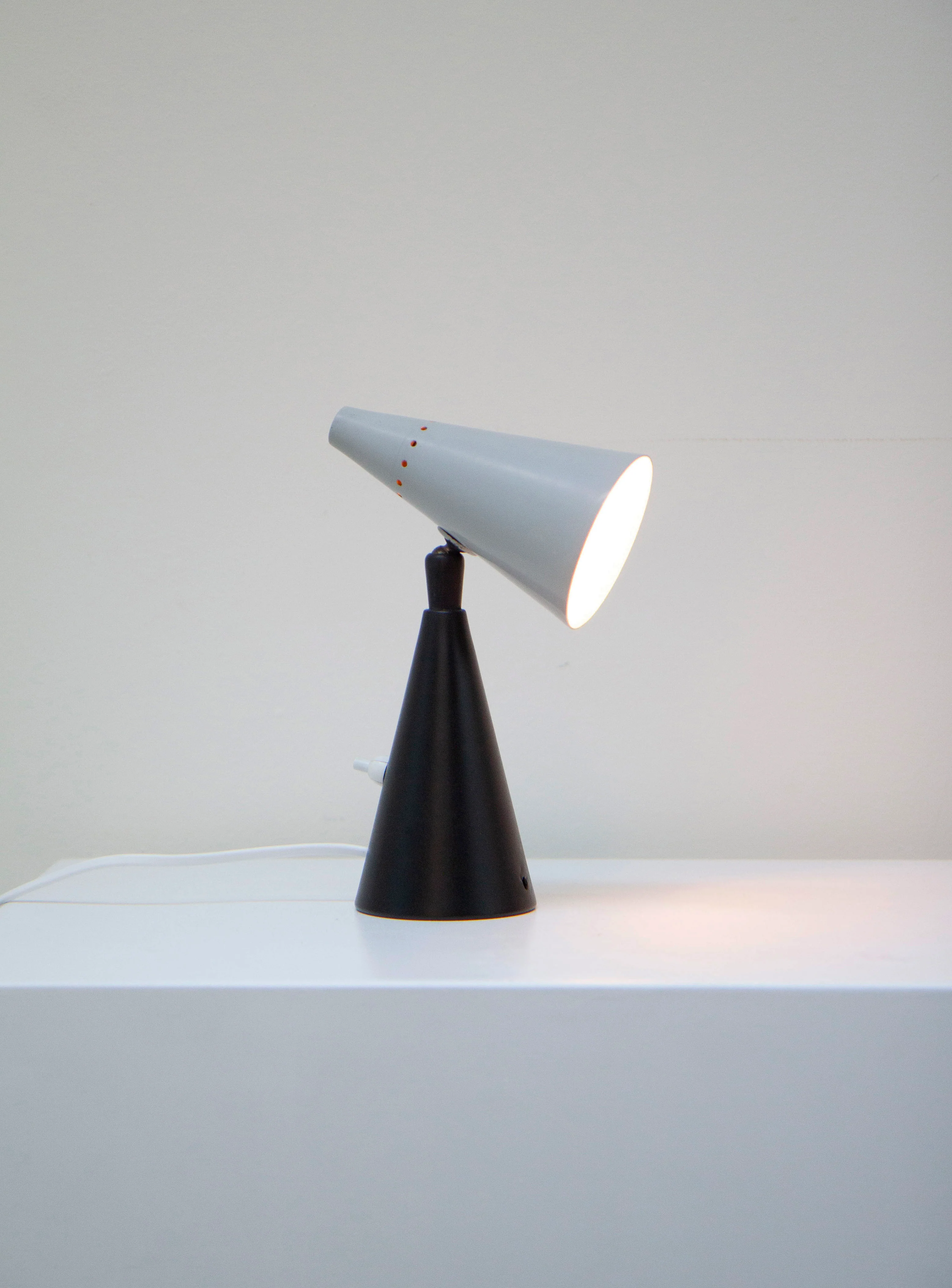 Hala Desk or Wall Lamp (Black/Grey)