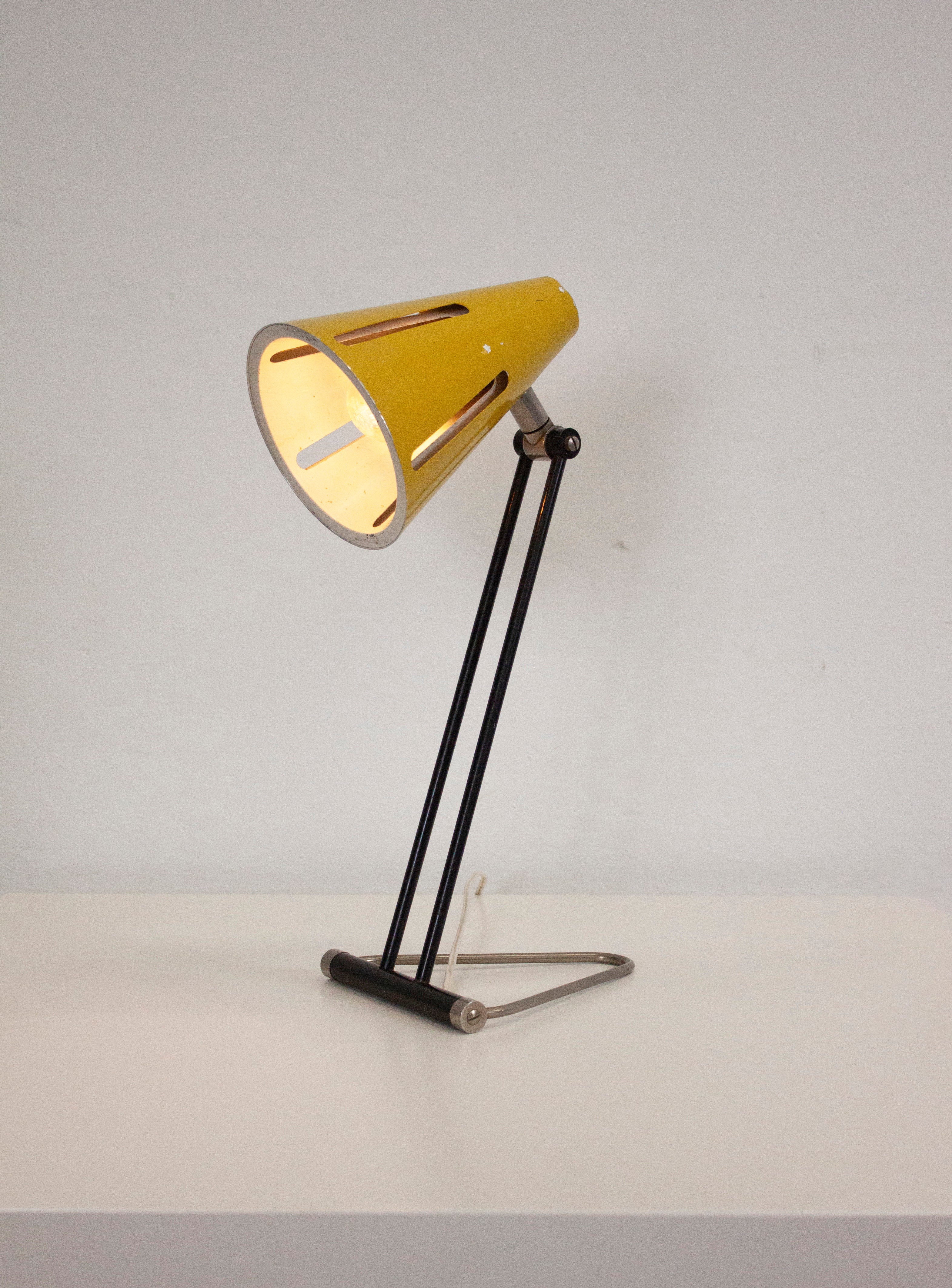 Hala 'Zonneserie' Model 1 Desk Lamp by H. Busquet (Yellow) - Image 12