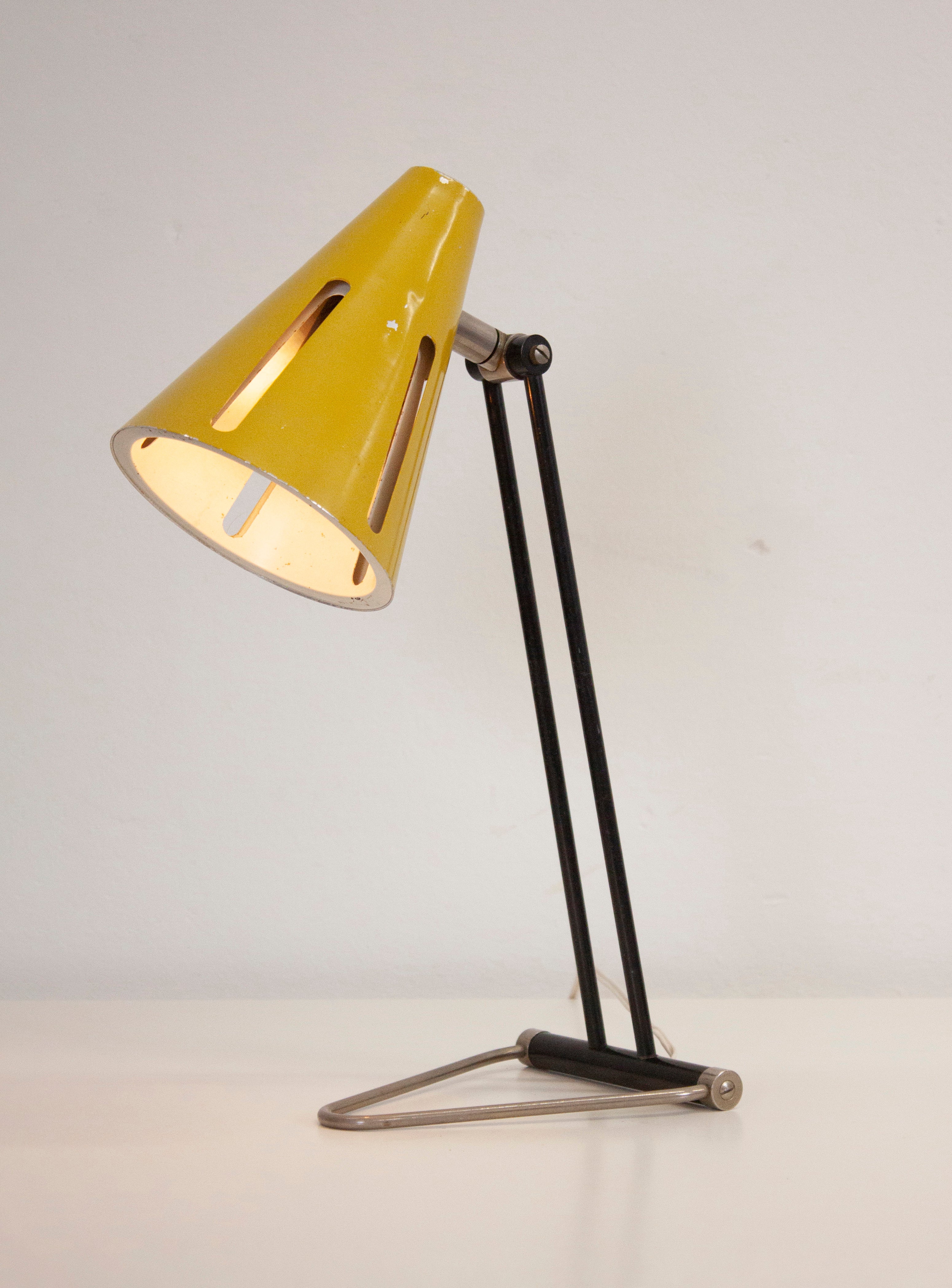 Hala 'Zonneserie' Model 1 Desk Lamp by H. Busquet (Yellow) - Image 3