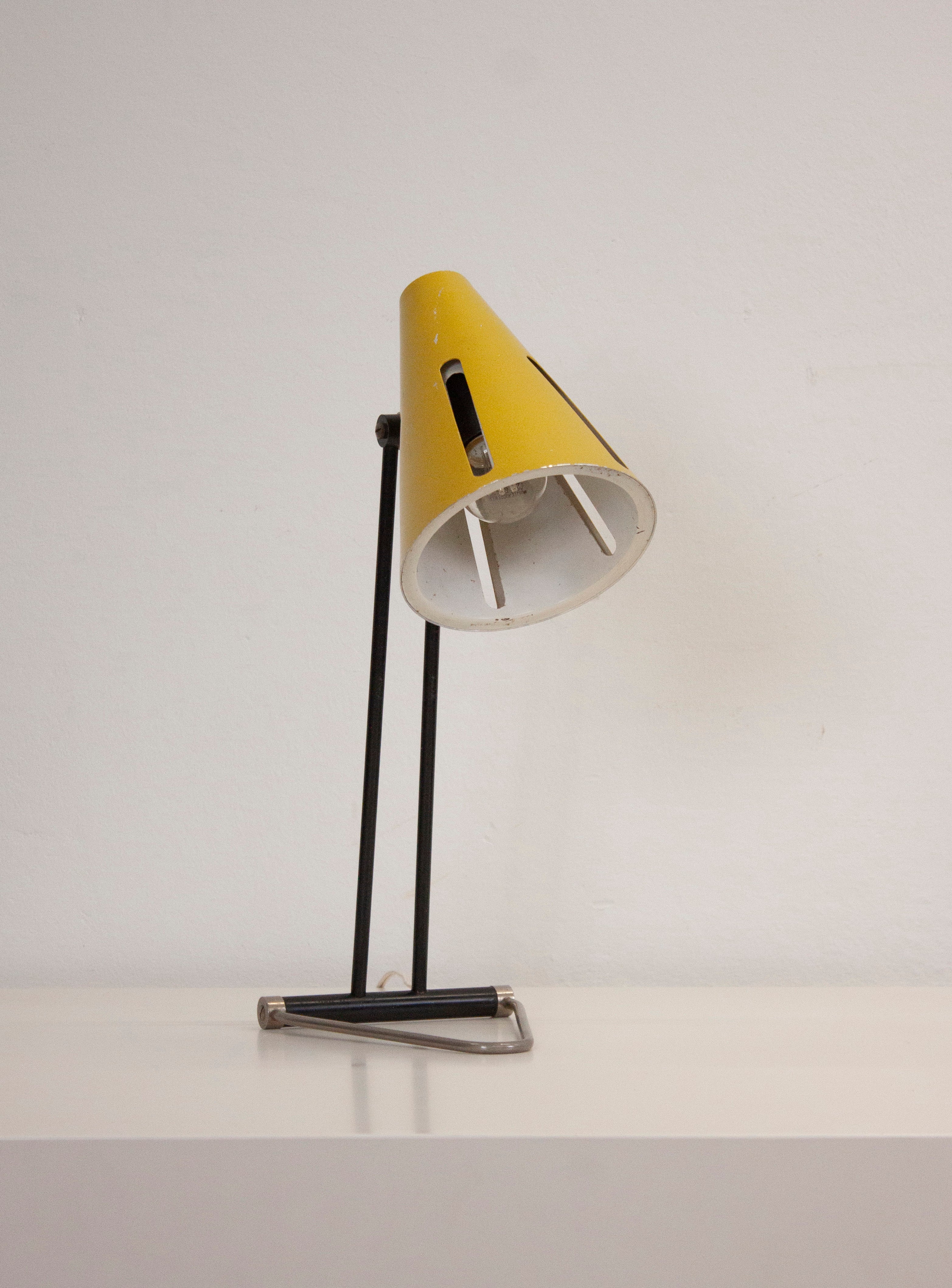 Hala 'Zonneserie' Model 1 Desk Lamp by H. Busquet (Yellow) - Image 5