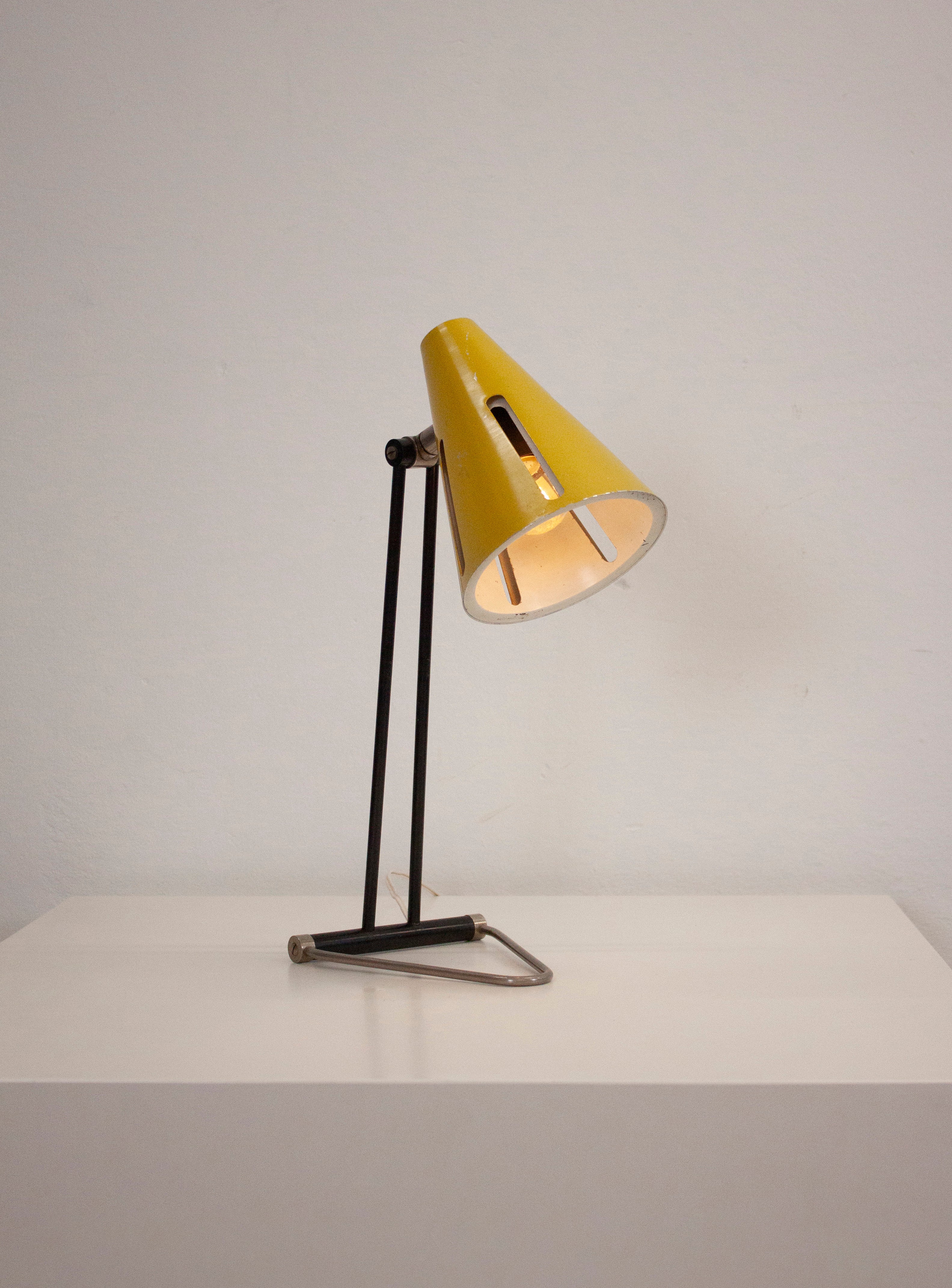 Hala 'Zonneserie' Model 1 Desk Lamp by H. Busquet (Yellow) - Image 9