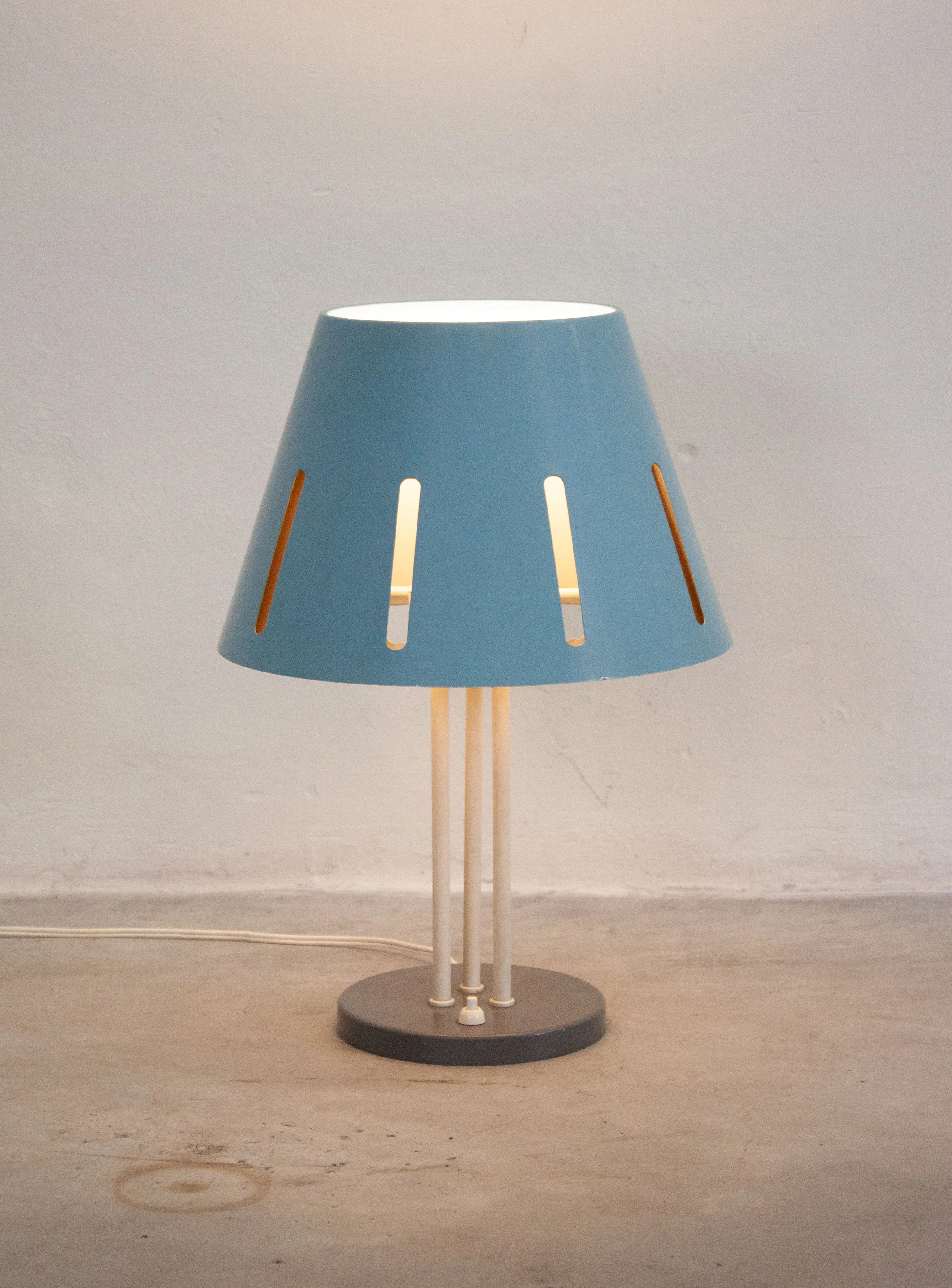 Hala 'Zonneserie' Model 9 Desk Lamp by H. Busquet (Light Blue) - Image 10