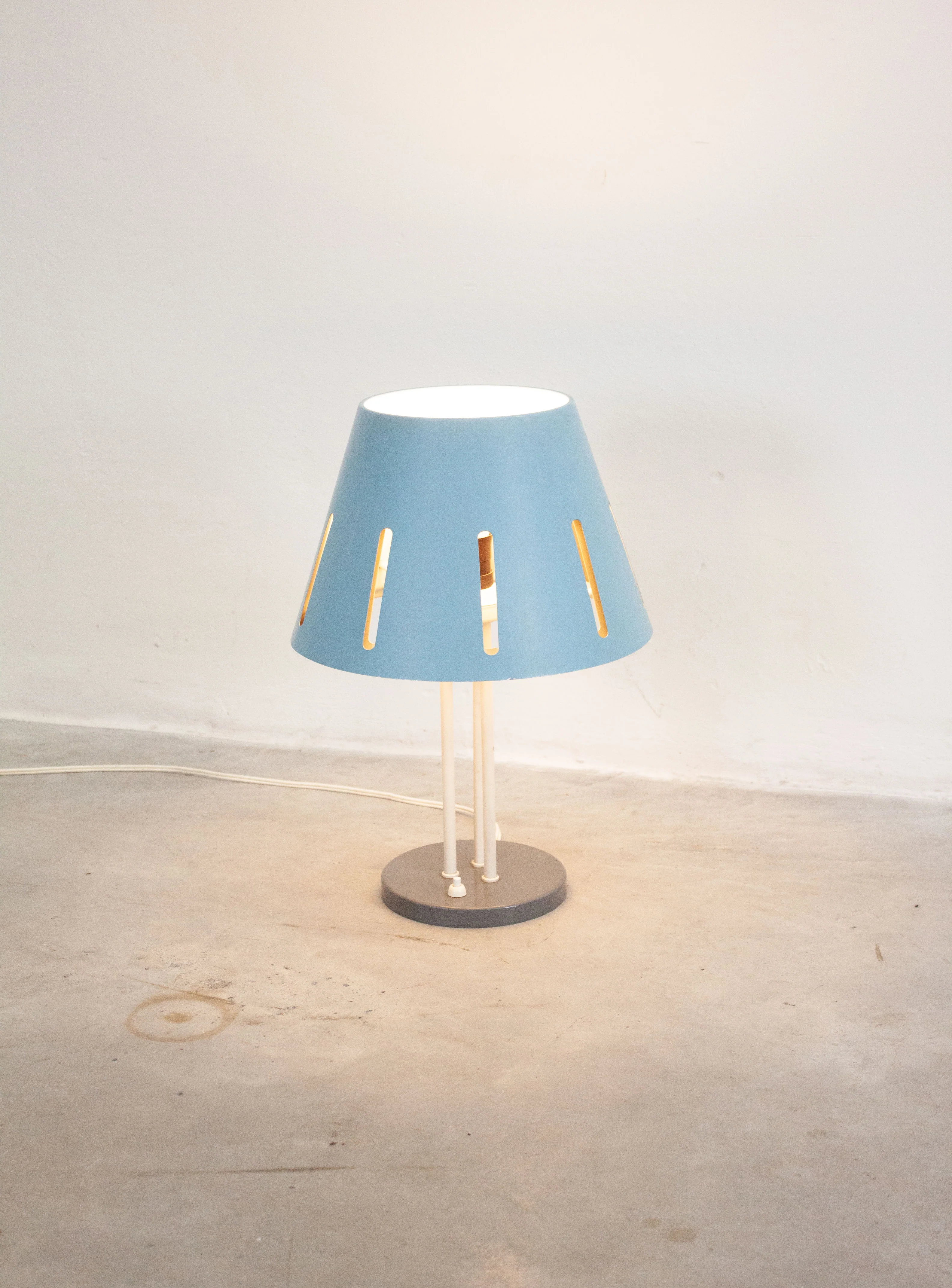 Hala 'Zonneserie' Model 9 Desk Lamp by H. Busquet (Light Blue) - Image 15