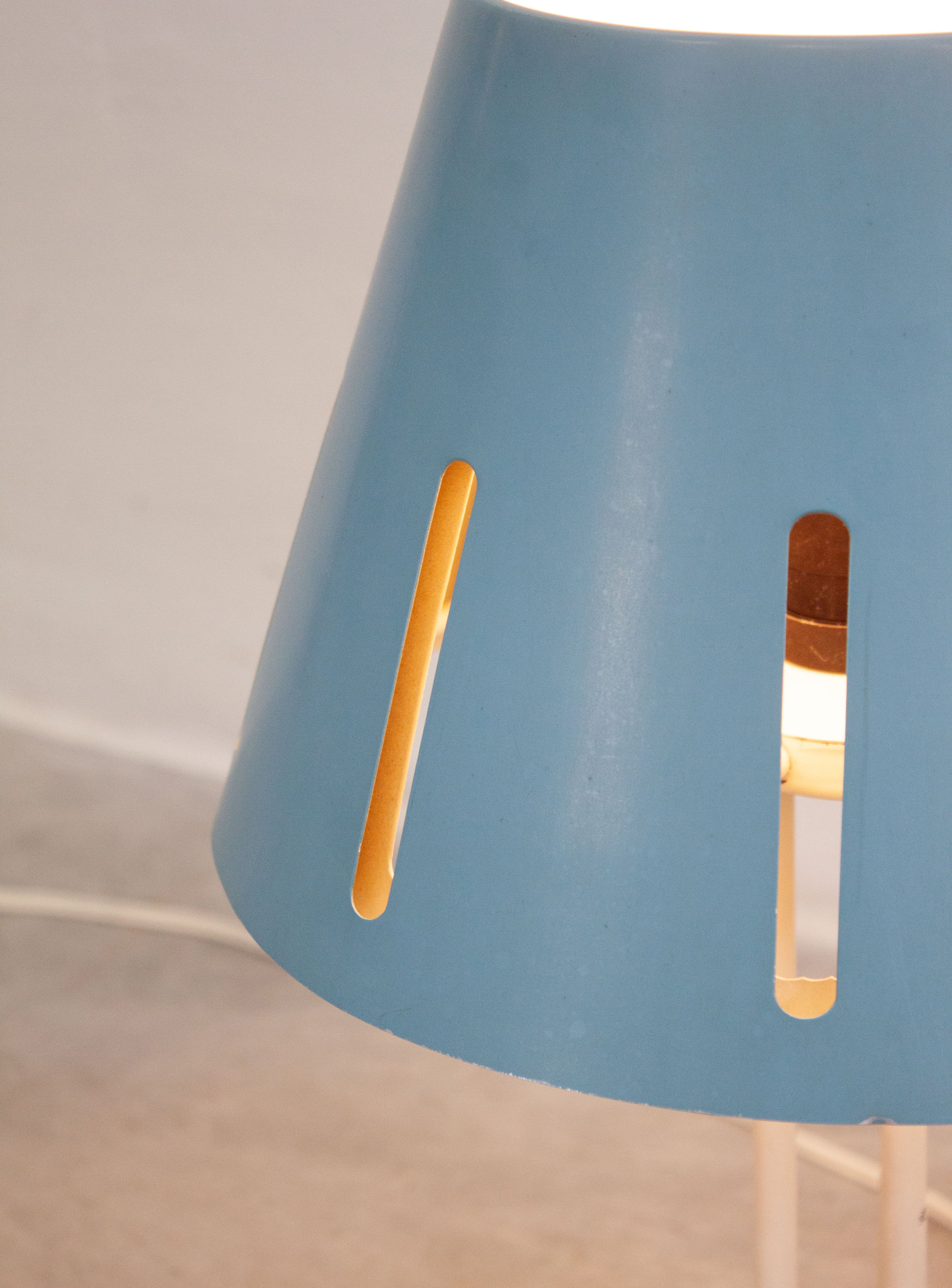 Hala 'Zonneserie' Model 9 Desk Lamp by H. Busquet (Light Blue) - Image 19