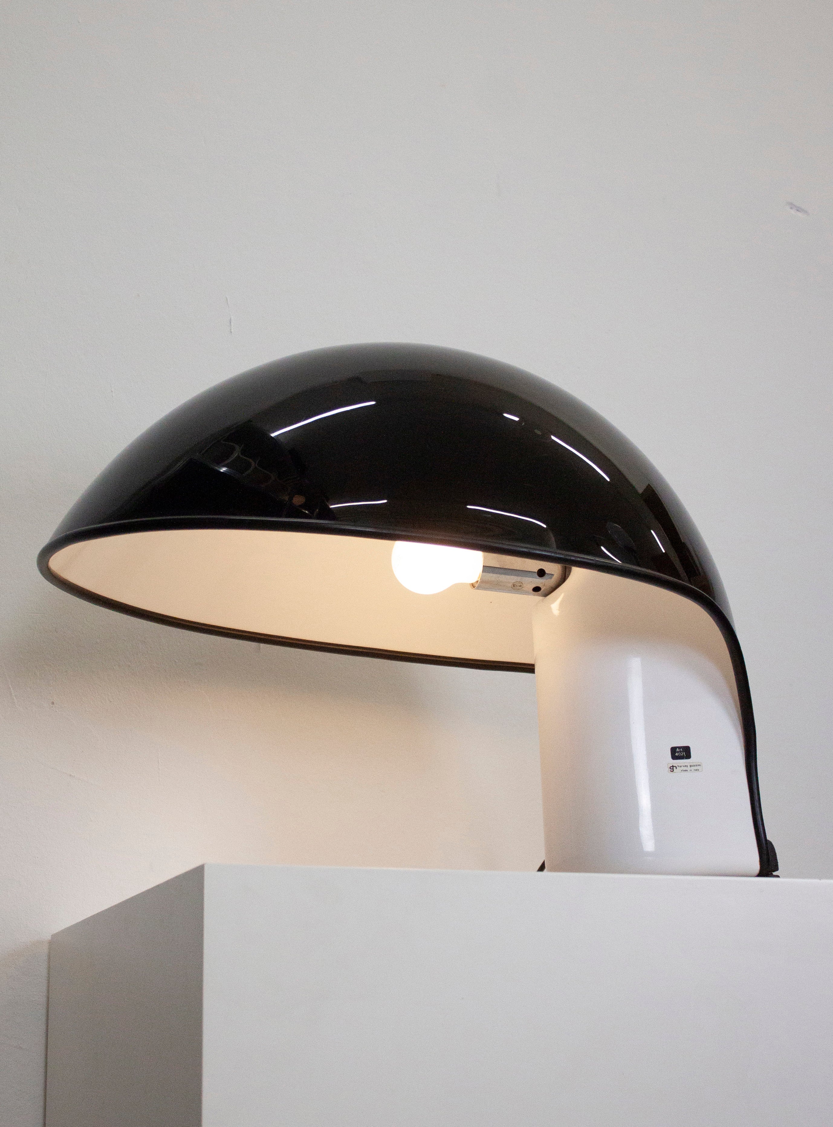 Harvey Guzzini Albanella Table Lamp by Sergio Brazzoli & Ermanno Lampa (Black) - Image 31