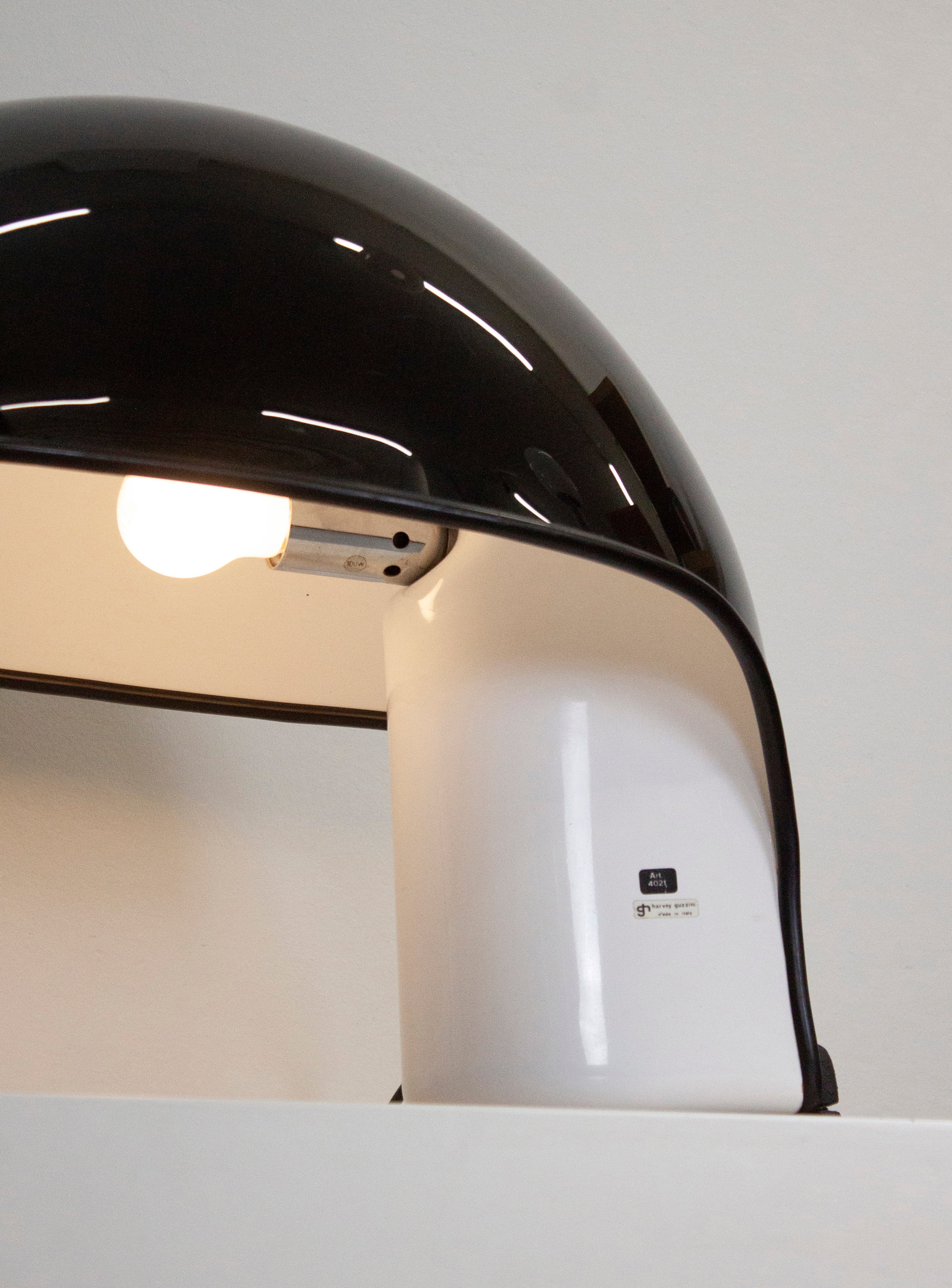Harvey Guzzini Albanella Table Lamp by Sergio Brazzoli & Ermanno Lampa (Black) - Image 32