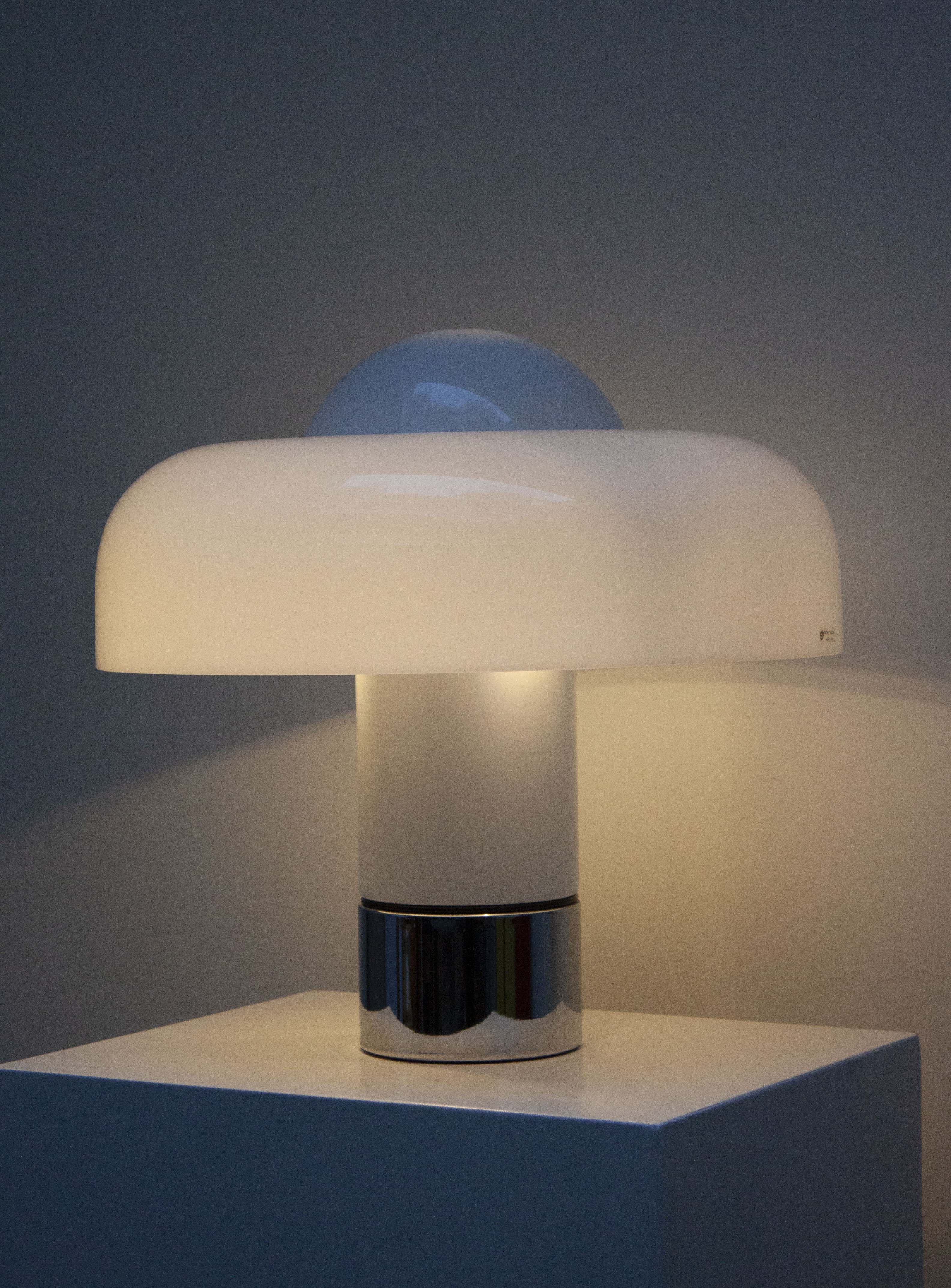 Harvey Guzzini Brumbry Desk Lamp by Luigi Massoni (White) - Image 12
