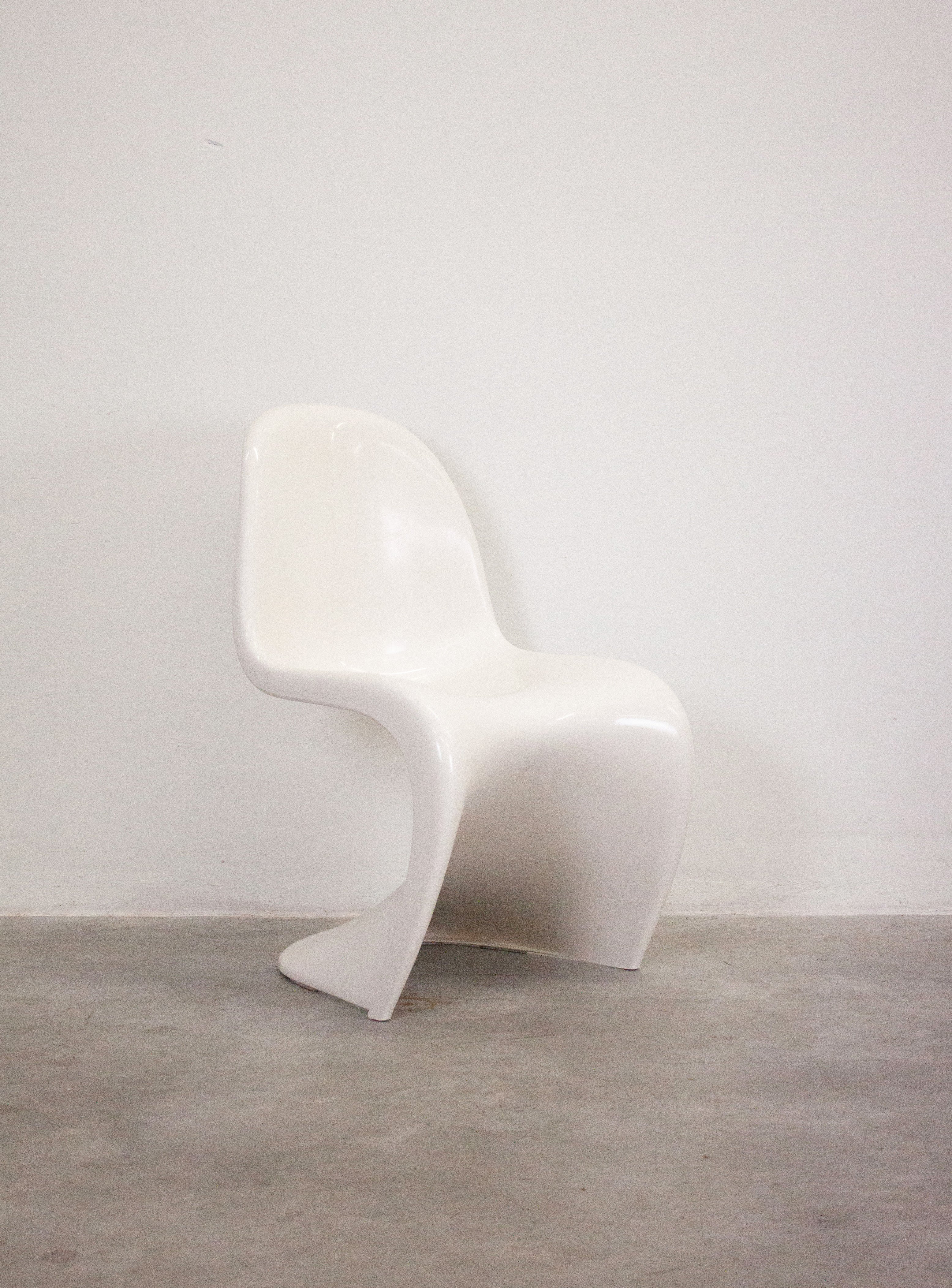 Herman Miller Panton Chair by Verner Panton (White)